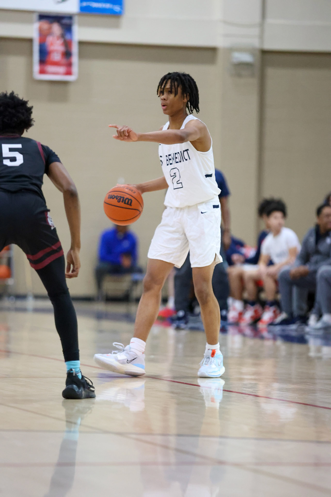 SBA Basketball vs Sacred Heart at the 2022 SBA Holiday Hoops Tournament. (Ryan Beatty Photo)