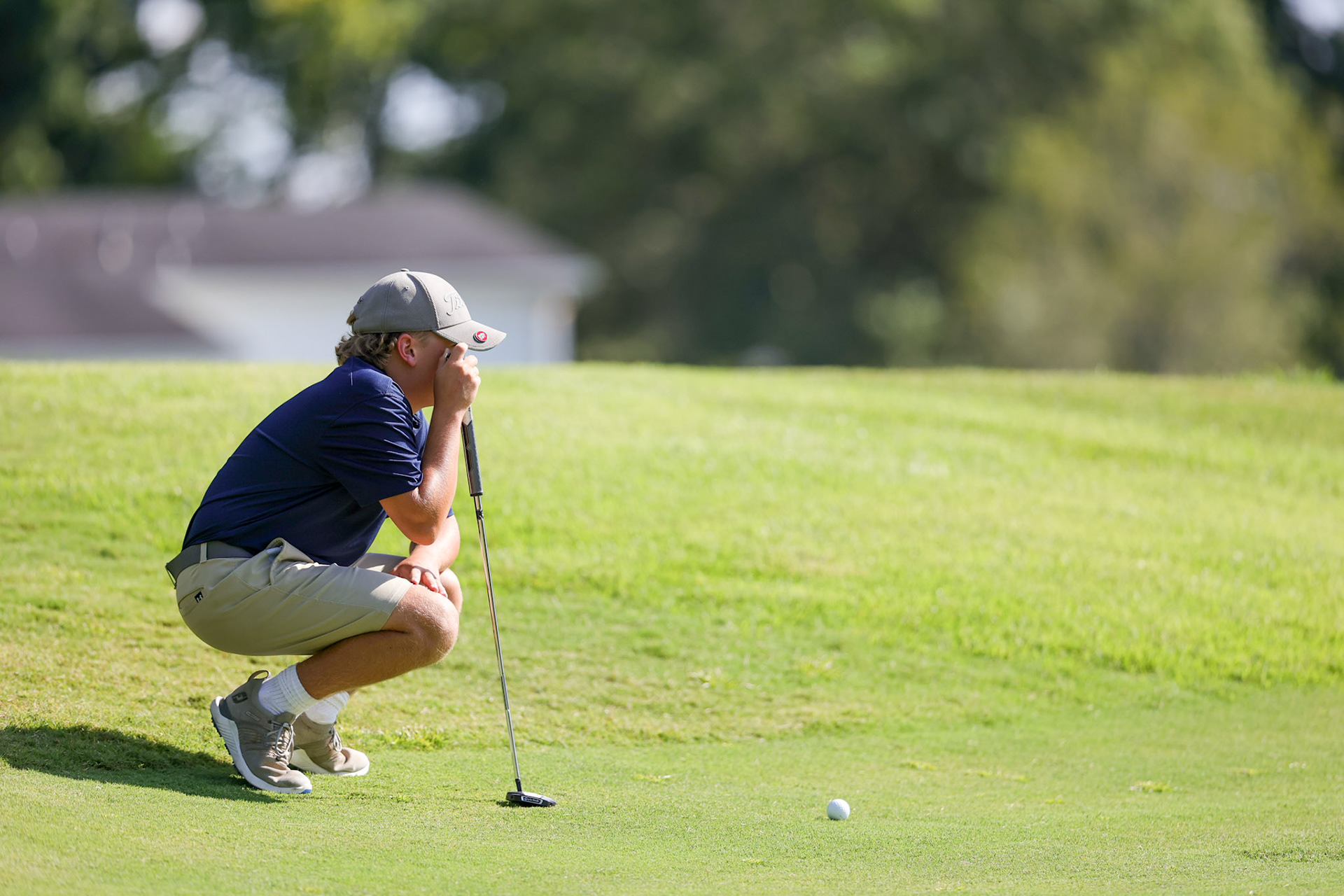 St. Benedict Boys Golf at Colonial on August 30, 2022. (Ryan Beatty/SBA)