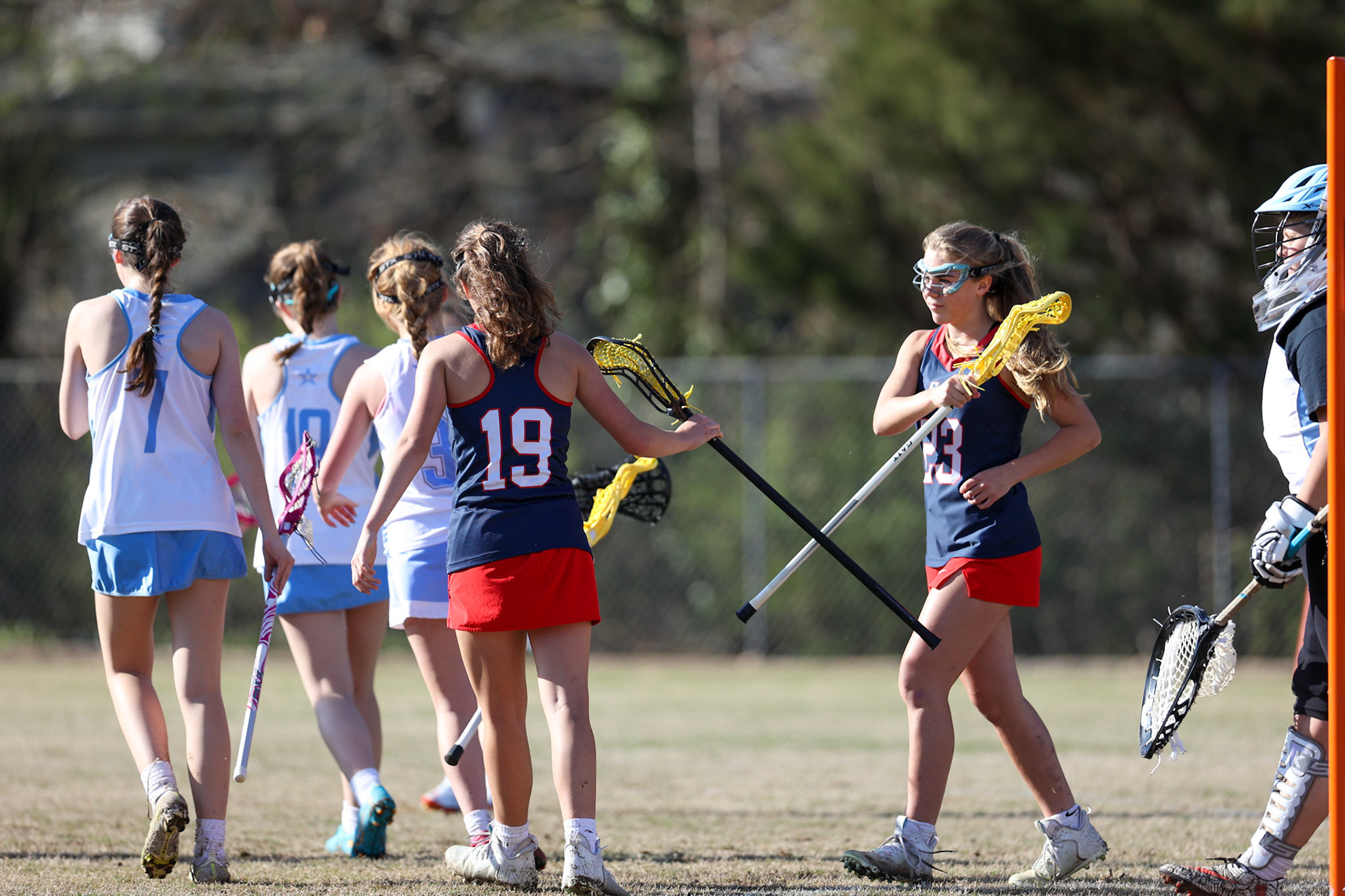 St. Benedict Girls Lacrosse vs St. Agnes on April 5, 2022 at St. Agnes Academy in Memphis, TN. (Ryan Beatty/SBA)