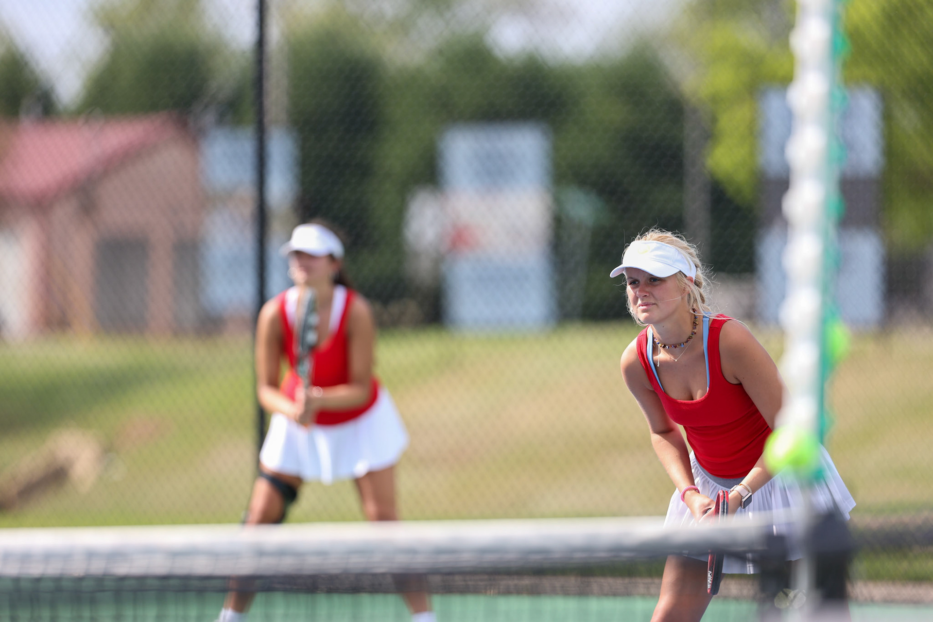 St. Benedict Tennis vs St. Agnes at St. Benedict at Auburndale High School in Memphis, TN on April 21, 2022. (Ryan Beatty/SBA)
