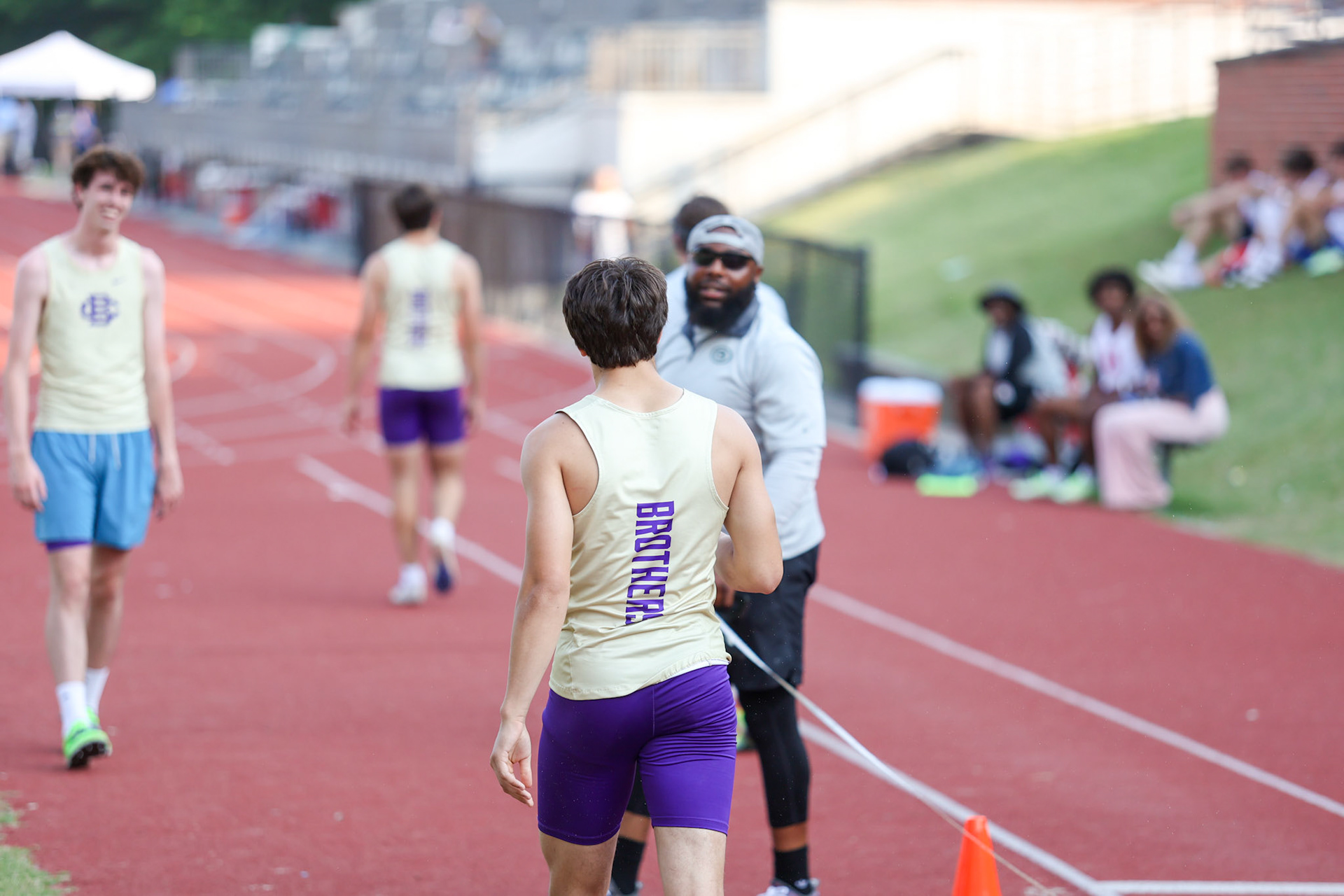 St. Benedict Track at MUS Region Meet on May 11, 2022. (Ryan Beatty/SBA)