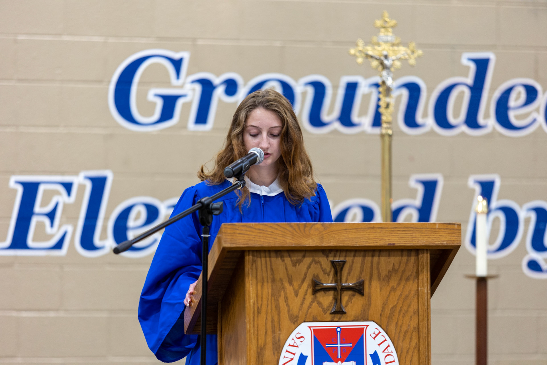May Crowning at St. Benedict at Auburndale High School in Memphis, TN on May 3, 2022. (Ryan Beatty/SBA)