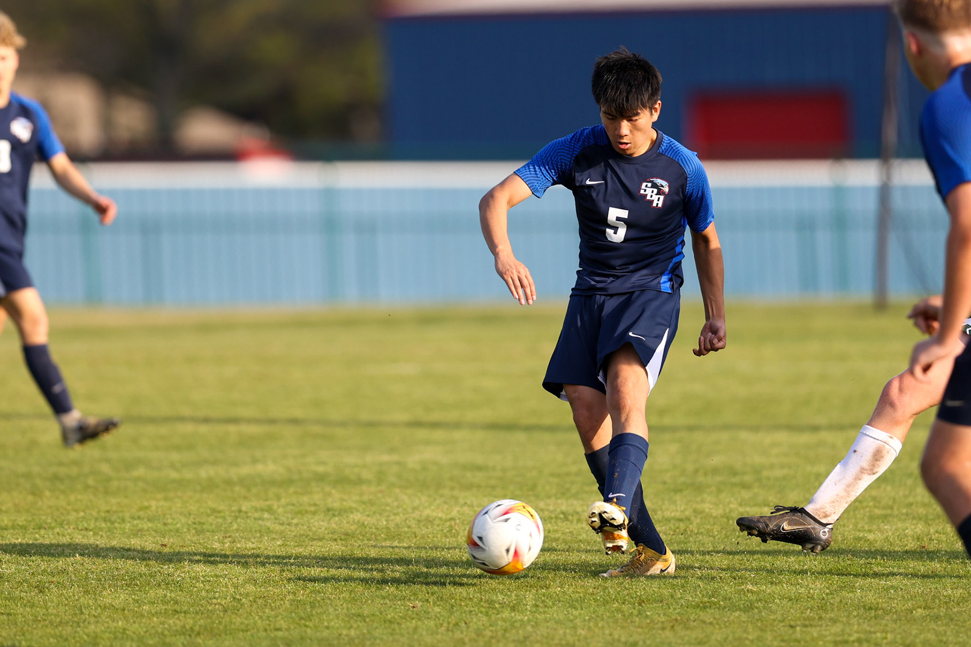 St. Benedict Soccer vs Briarcrest at St. Benedict at Auburndale High School in Memphis, TN on April 21, 2022. (Ryan Beatty/SBA)