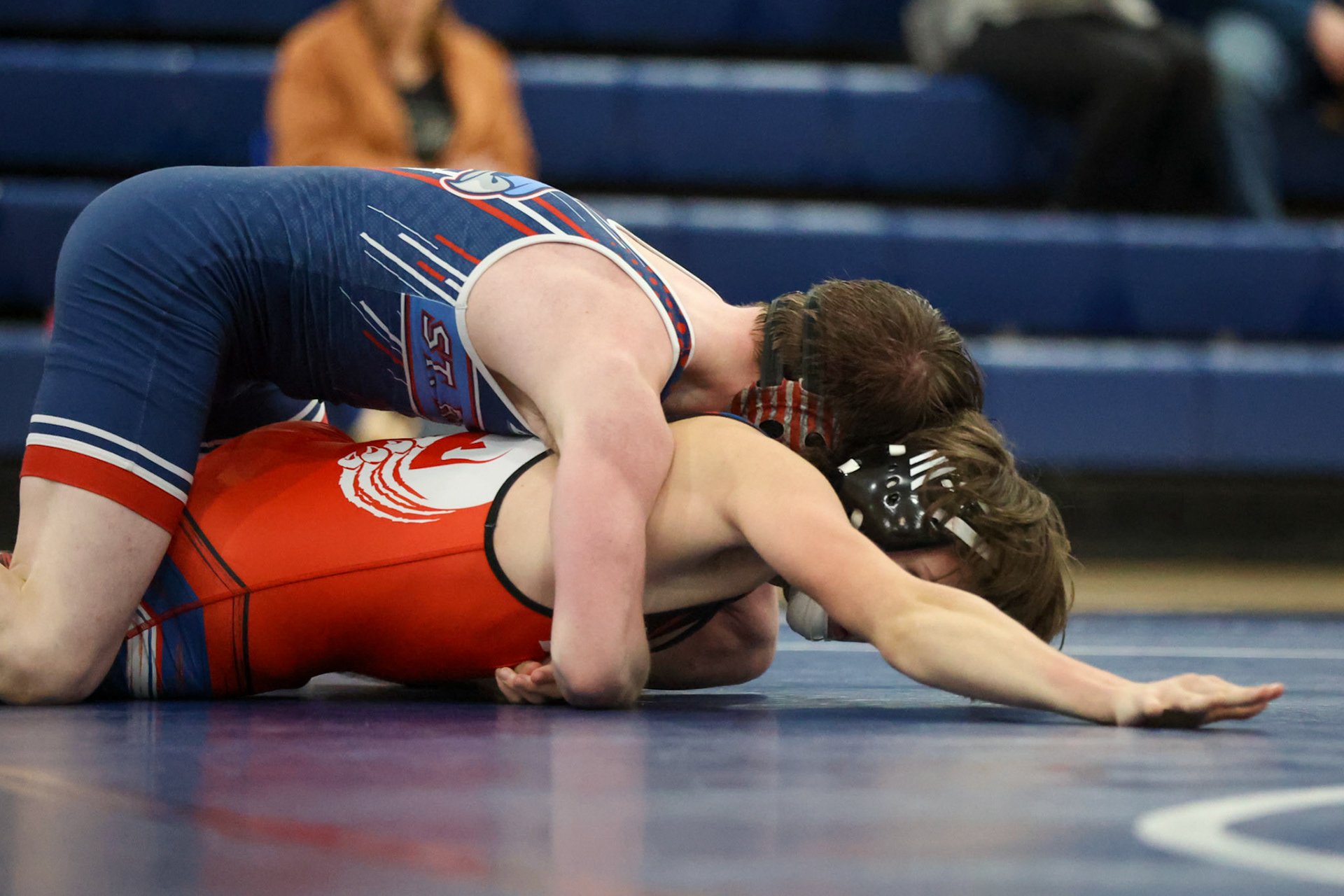 SBA Wrestling Senior Night vs Bartlett, Bolton, and ECS on Thursday, Feb. 10, 2022. (Ryan Beatty Photo)