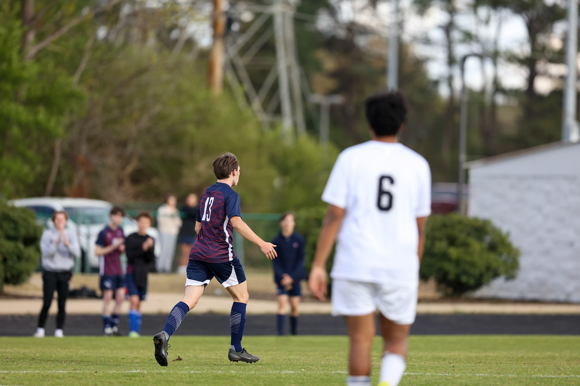 St. Benedict Soccer vs Millington on April 7, 2022 at St. Benedict At Auburndale High School in Memphis, TN. (Ryan Beatty/SBA)