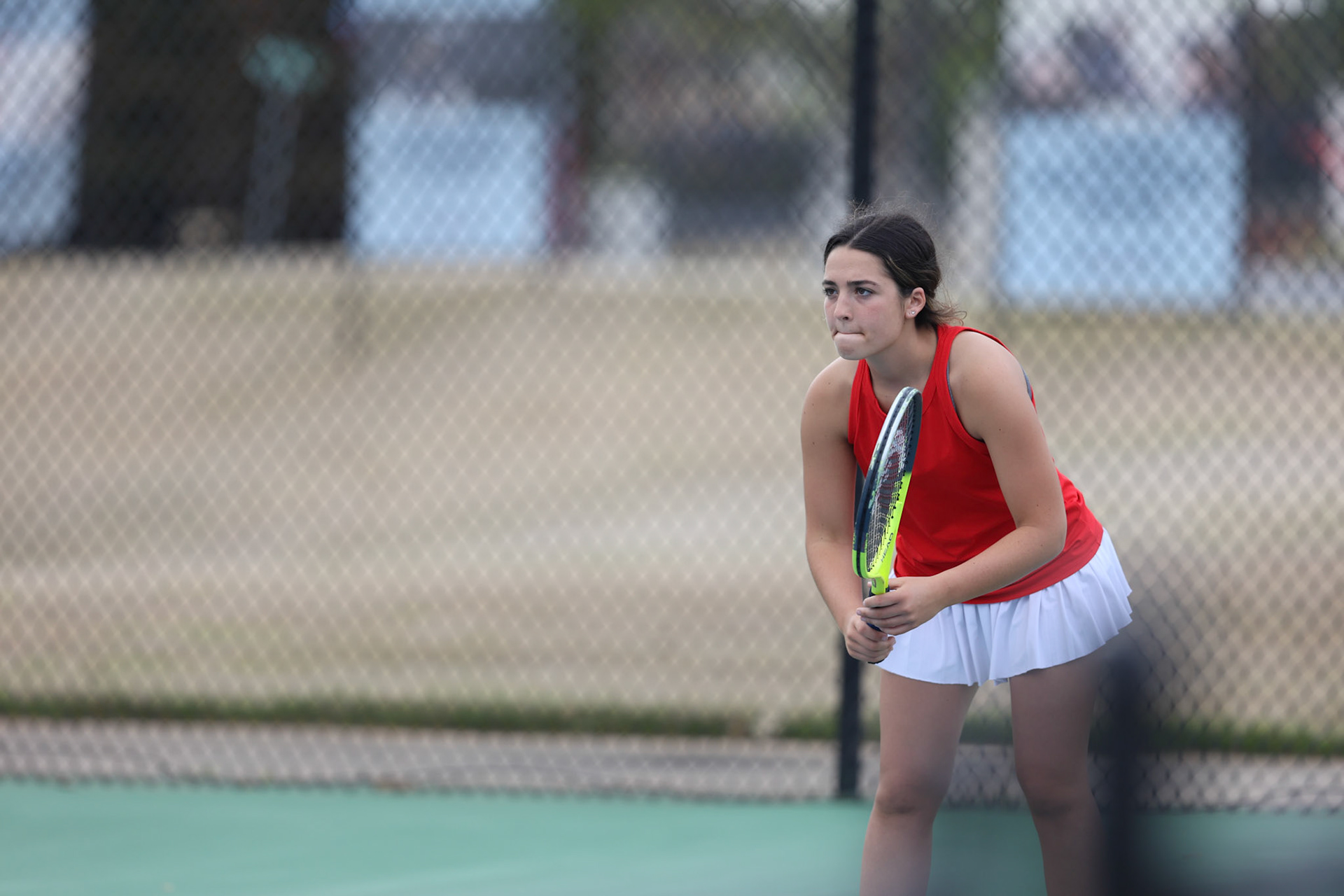 SBA Tennis vs Briacrest on Monday, April 3, 2023. (Ryan Beatty Photo)