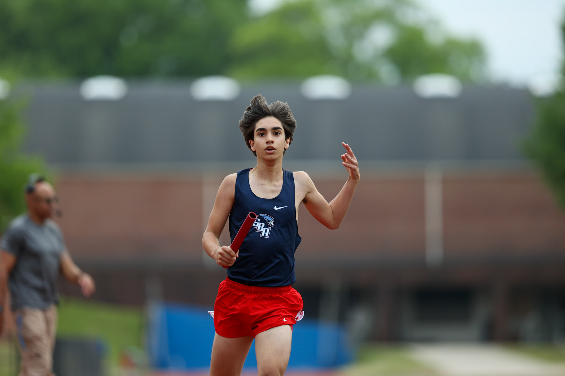 St. Benedict Track at Memphis University School in Memphis, TN on May 3, 2022. (Ryan Beatty/SBA)