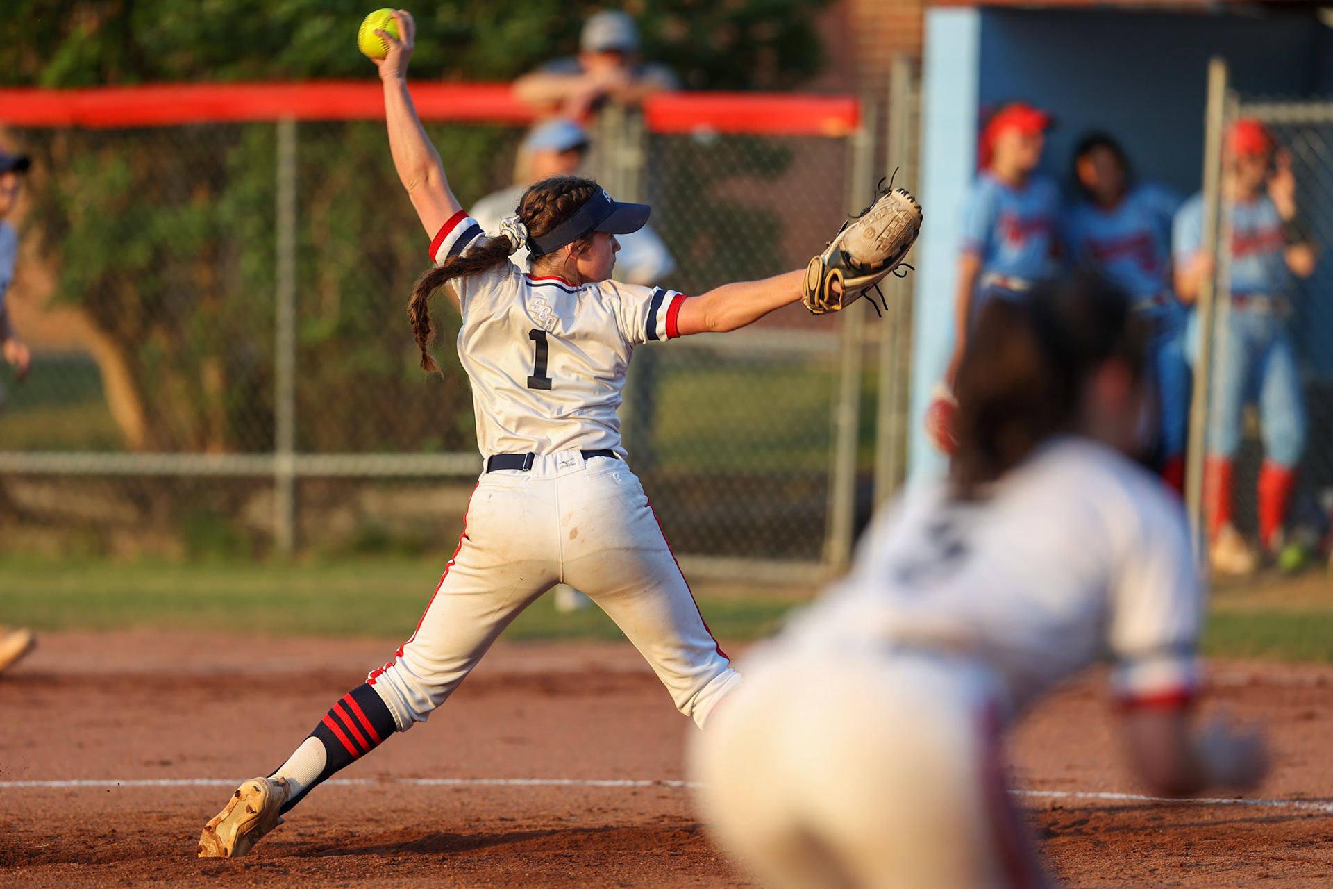 St. Benedict Softball vs TRA at St. Benedict At Auburndale on May 10, 2022 in the DII-AA Regional Softball Tournament. (Ryan Beatty/SBA)