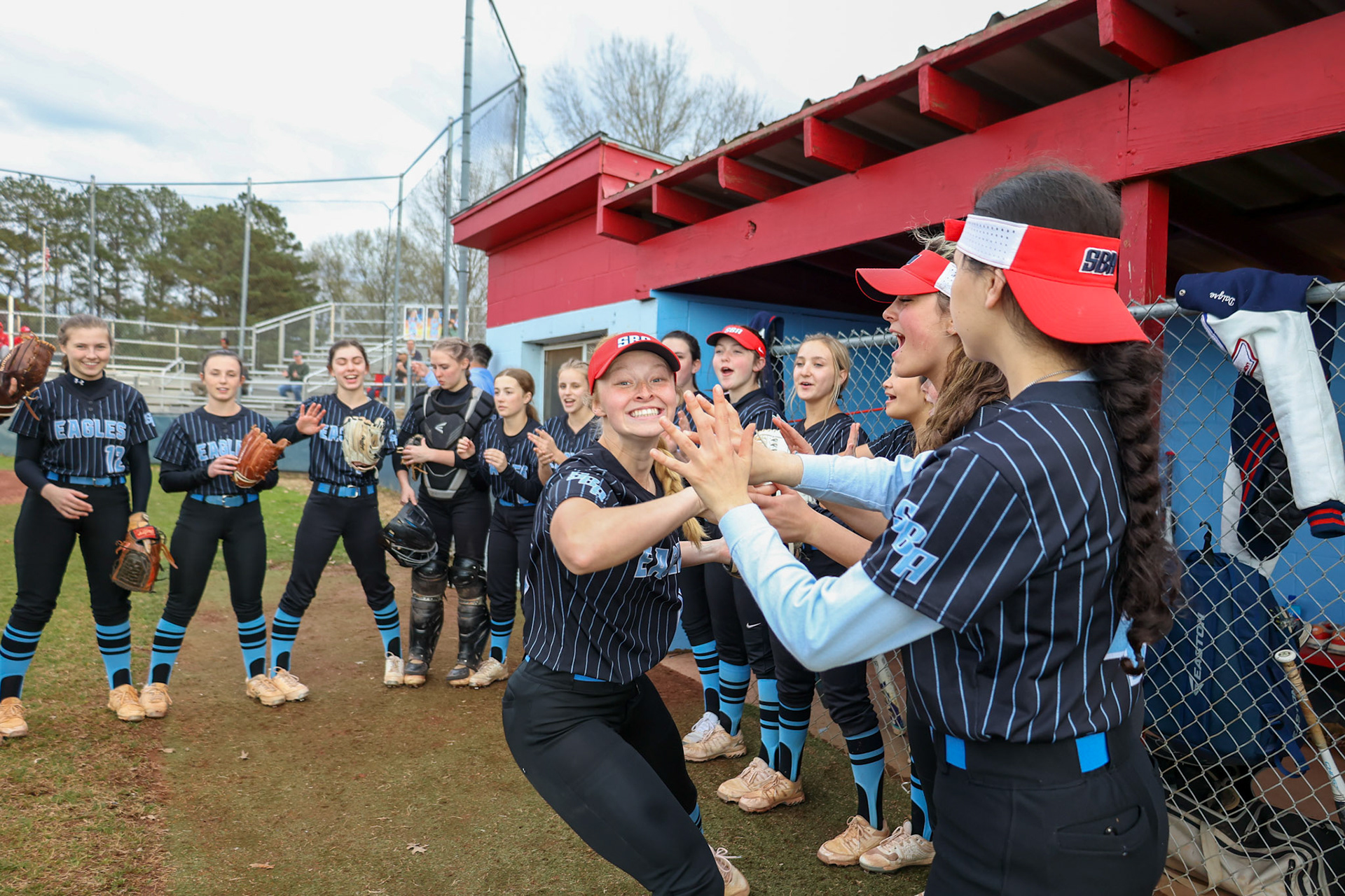 St. Benedict Softball vs St. Agnes Academy on Wednesday April 6, 2022 at St. Benedict At Auburndale High School in Memphis, TN. (Ryan Beatty/SBA)