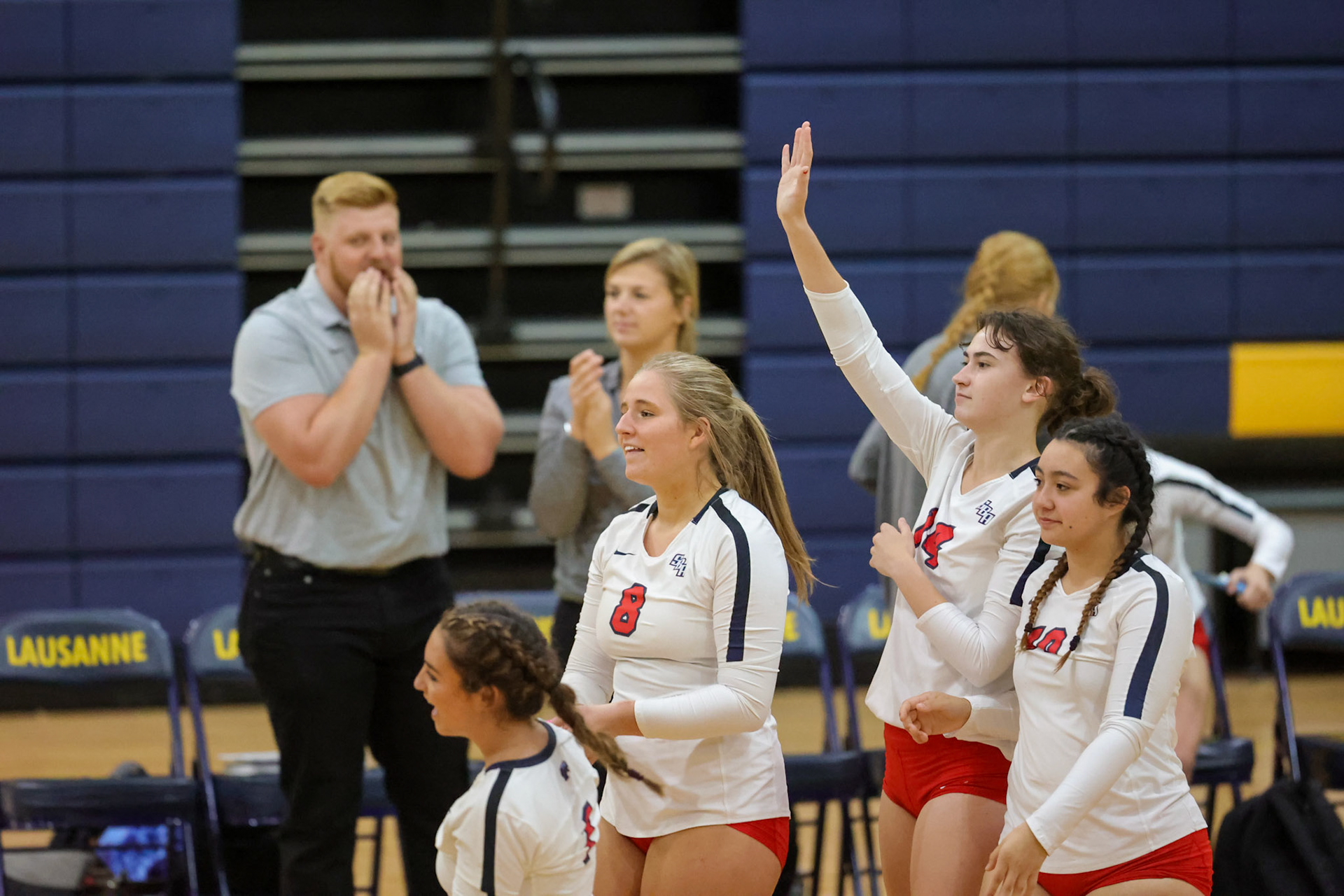SBA Volleyball vs Lausanne on Wednesday, August 17, 2022. (Ryan Beatty/SBA)