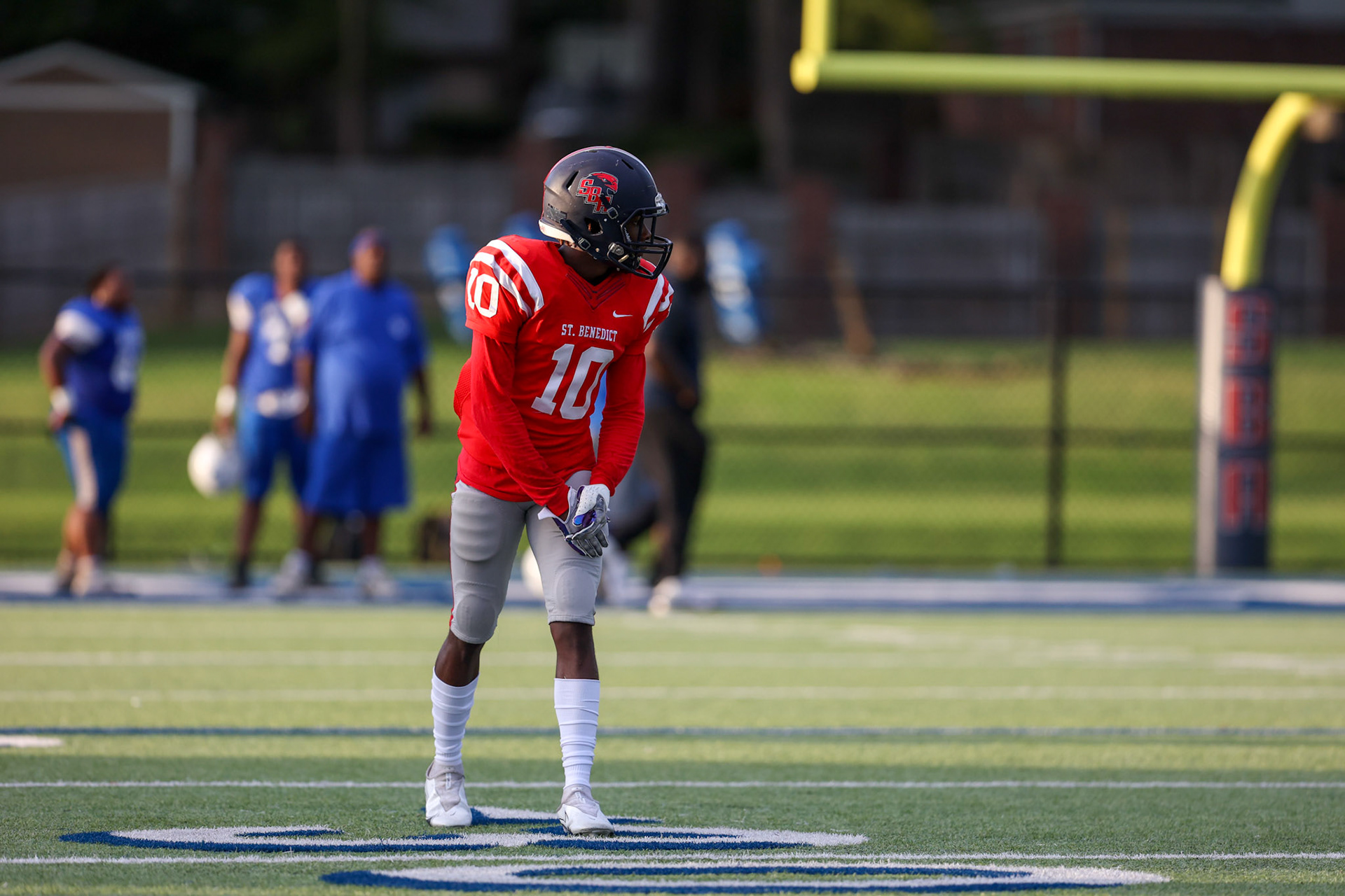 SBA Football Scrimmage on Friday, August 5, 2022 at St. Benedict at Auburndale in Memphis, TN. (Ryan Beatty/SBA)