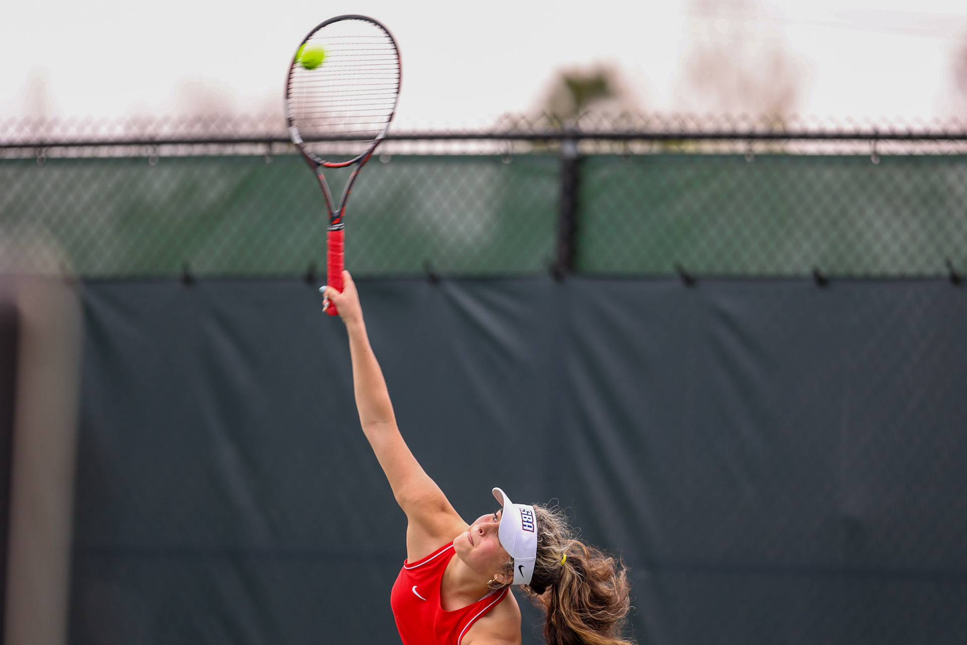 St. Benedict Tennis vs Briarcrest at Briarcrest Christian School on April 12, 2022 in Memphis, TN. (Ryan Beatty/SBA)