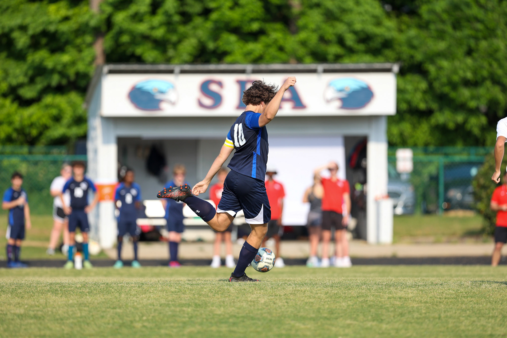 St. Benedict Soccer vs MUS at St. Benedict at Auburndale High School in Memphis, TN on May 12, 2022. (Ryan Beatty/SBA)