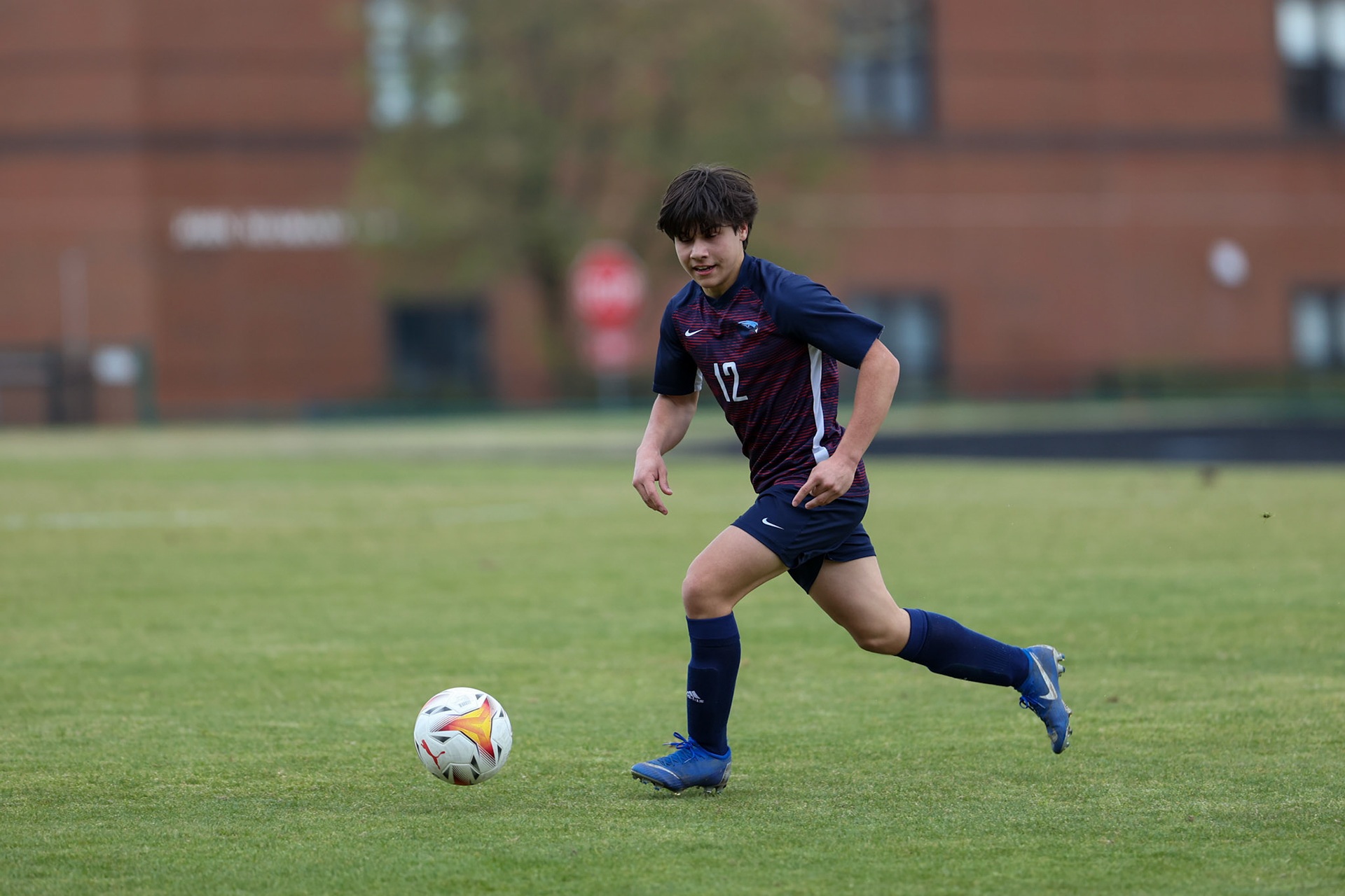 St. Benedict Soccer vs Millington on April 7, 2022 at St. Benedict At Auburndale High School in Memphis, TN. (Ryan Beatty/SBA)