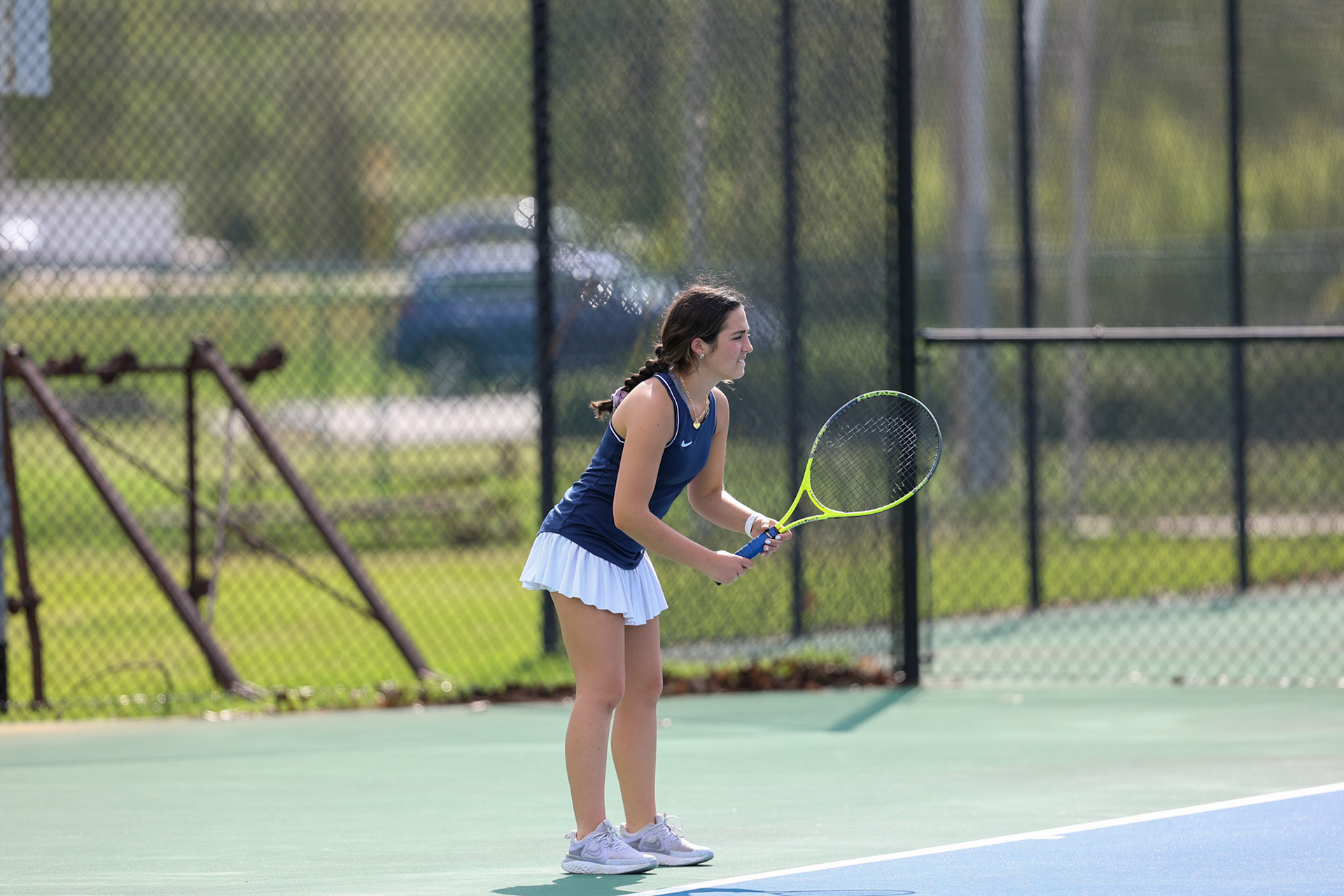 St. Benedict Tennis vs St. Agnes at St. Benedict at Auburndale High School in Memphis, TN on April 21, 2022. (Ryan Beatty/SBA)