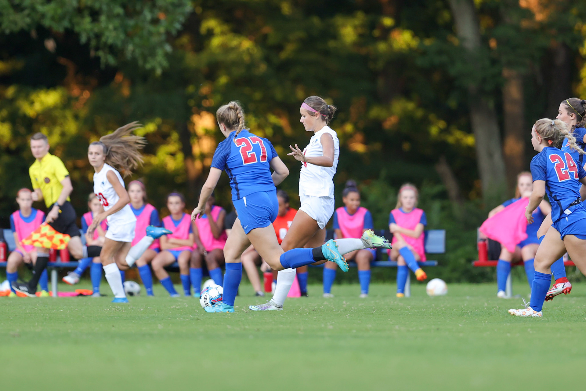 SBA Soccer vs Bartlett at Bartlett High School on Thursday, August 18, 2022. (Ryan Beatty/SBA)
