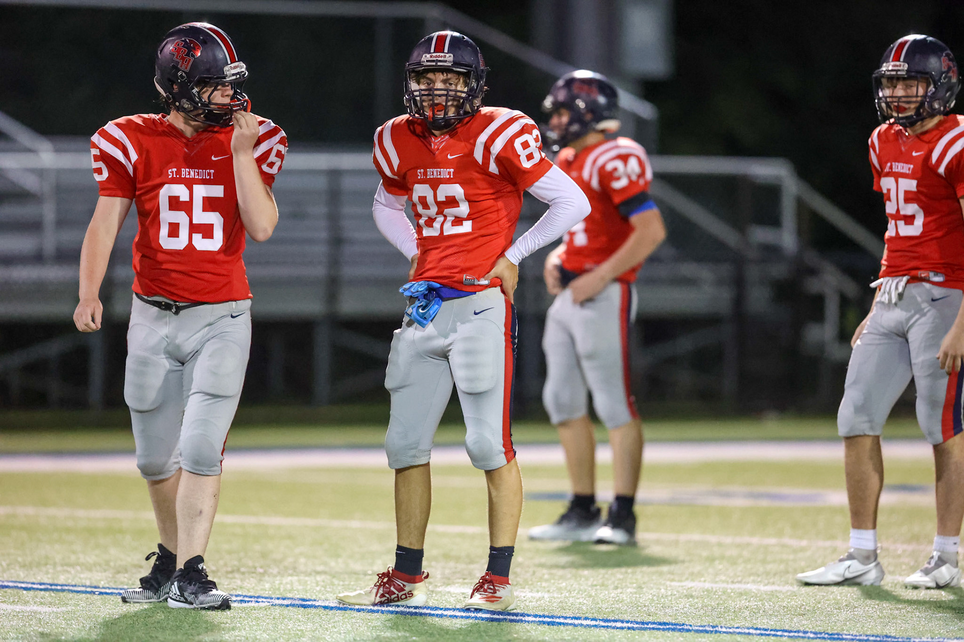 SBA Football Scrimmage on Friday, August 5, 2022 at St. Benedict at Auburndale in Memphis, TN. (Ryan Beatty/SBA)