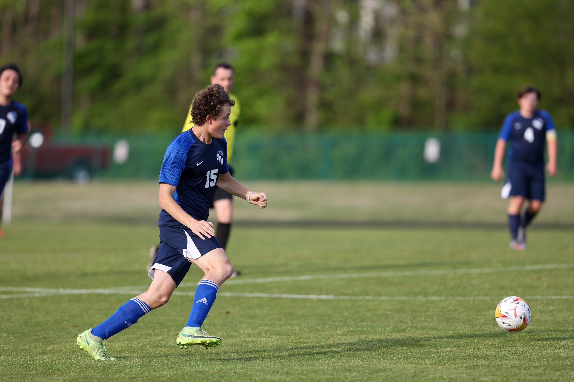St. Benedict Soccer vs Briarcrest at St. Benedict at Auburndale High School in Memphis, TN on April 21, 2022. (Ryan Beatty/SBA)
