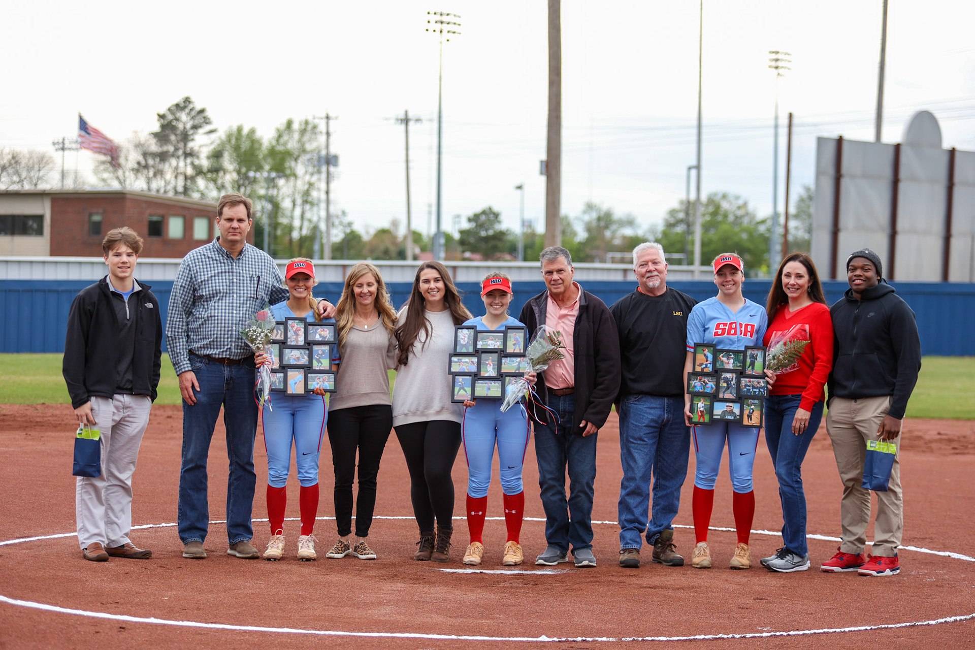 St. Benedict Softball vs Millington on Senior Night at St. Benedict at Auburndale in Memphis, TN on April 20, 2022. (Ryan Beatty/SBA)
