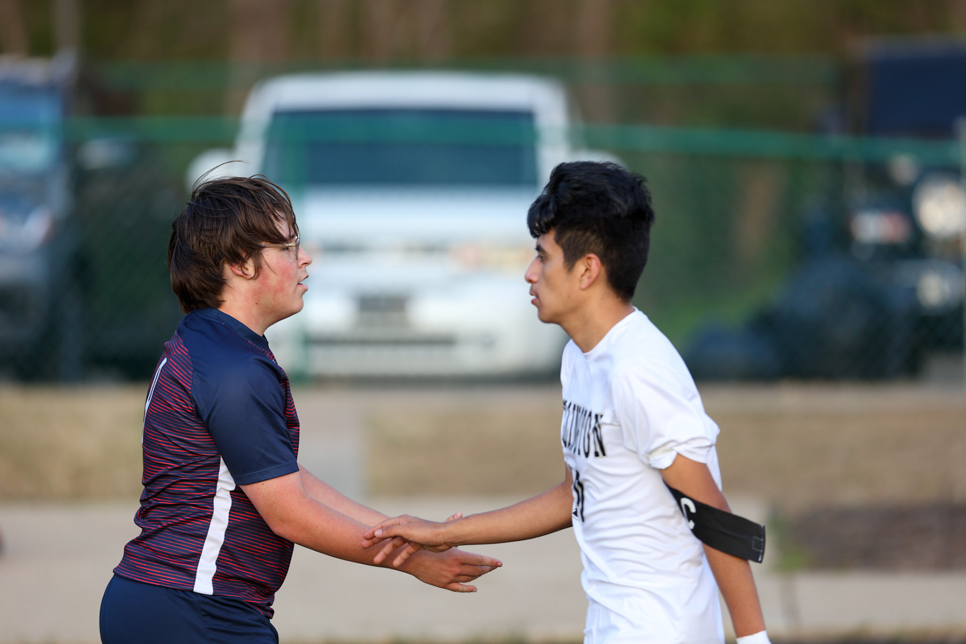 St. Benedict Soccer vs Millington on April 7, 2022 at St. Benedict At Auburndale High School in Memphis, TN. (Ryan Beatty/SBA)