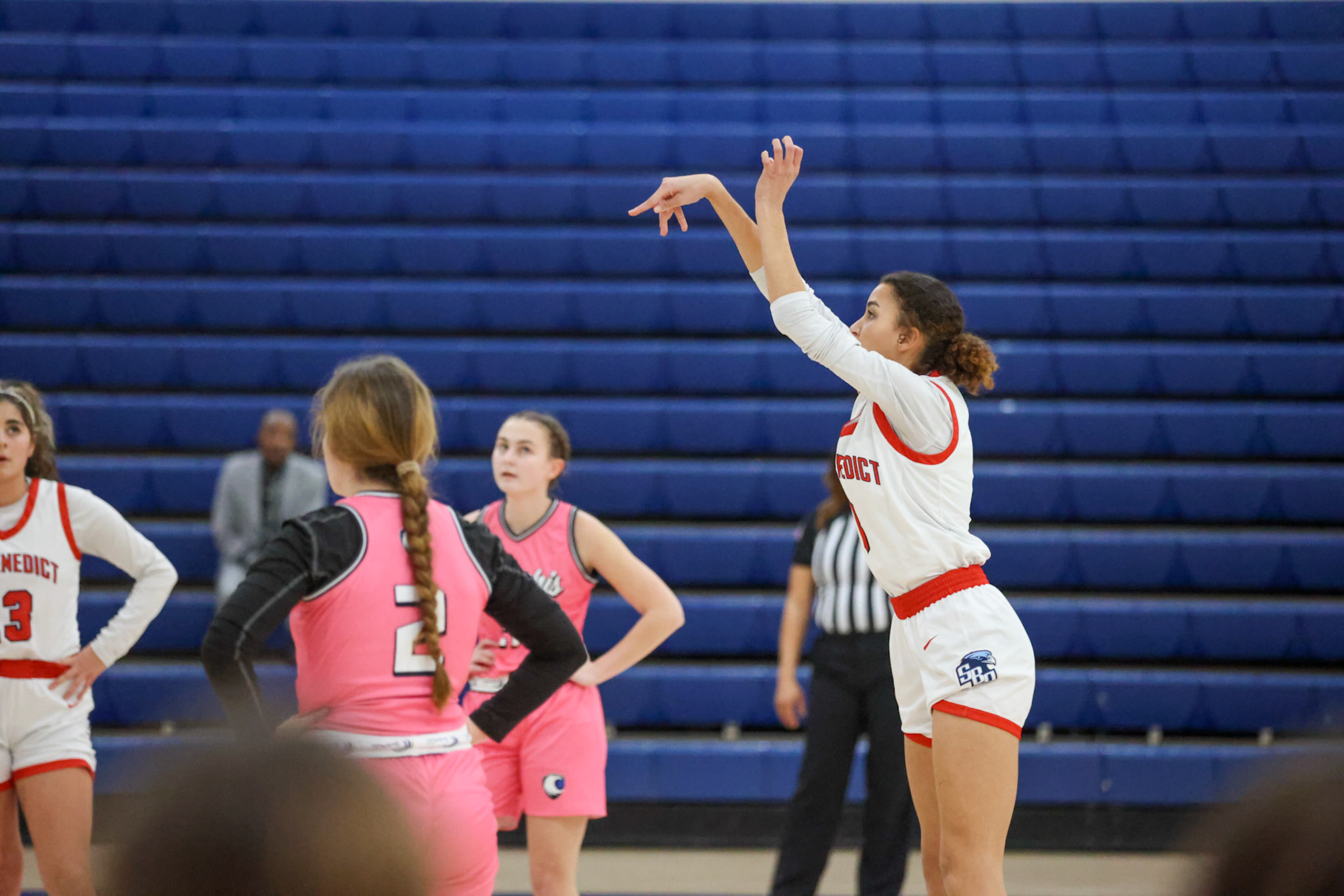 SBA Girls Basketball vs MHEA. (Ryan Beatty Photo)