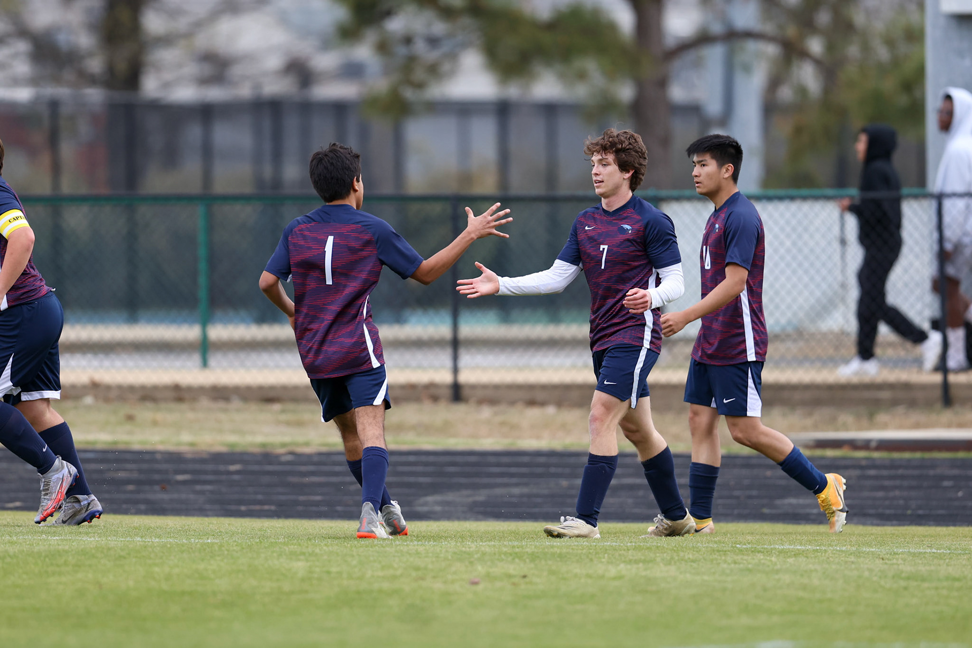 St. Benedict Soccer vs Millington on April 7, 2022 at St. Benedict At Auburndale High School in Memphis, TN. (Ryan Beatty/SBA)