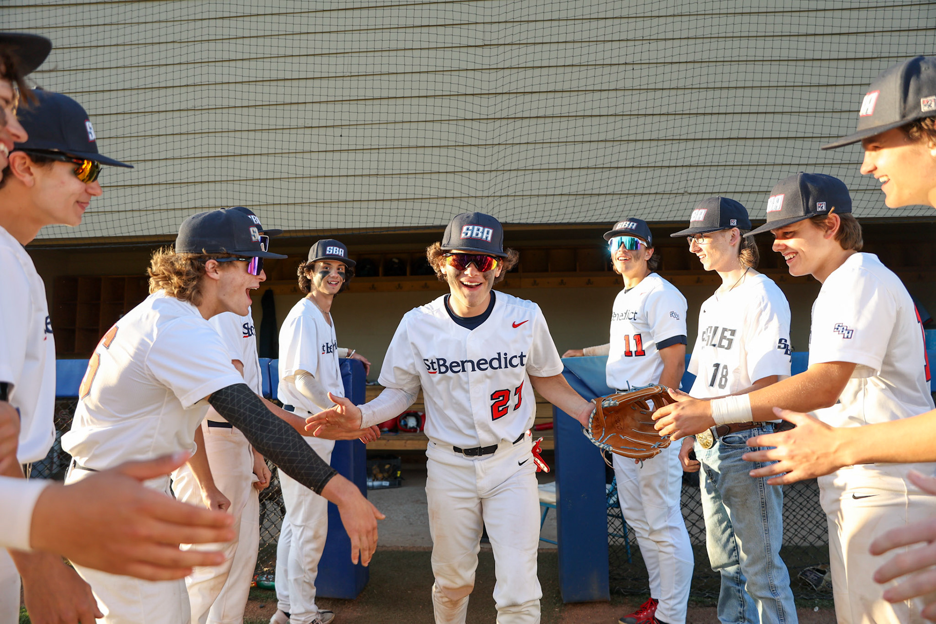 SBA Baseball Senior Night (Ryan Beatty Photo)