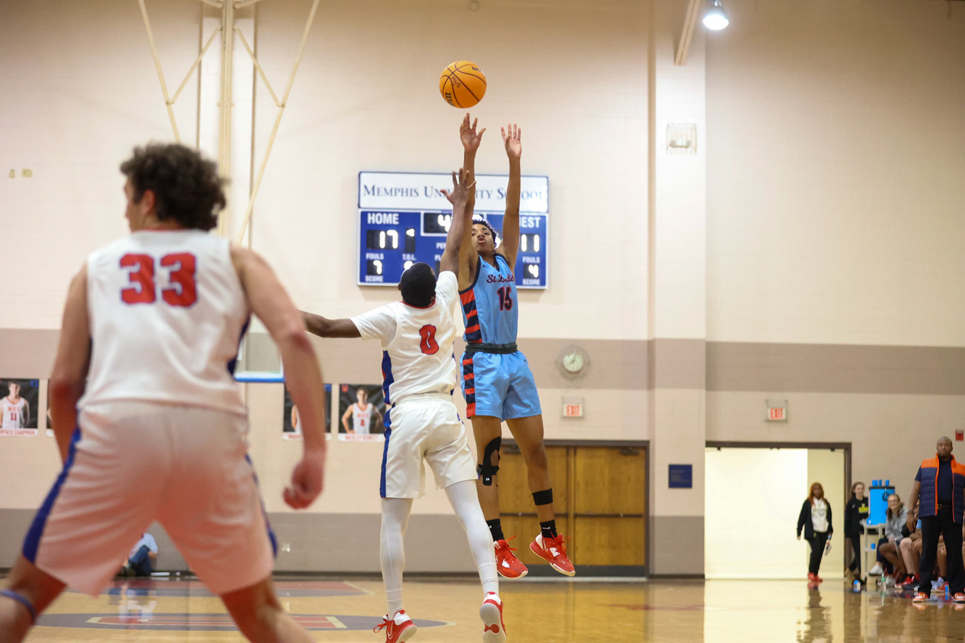 SBA Boys Basketball at MUS. (Ryan Beatty Photo)