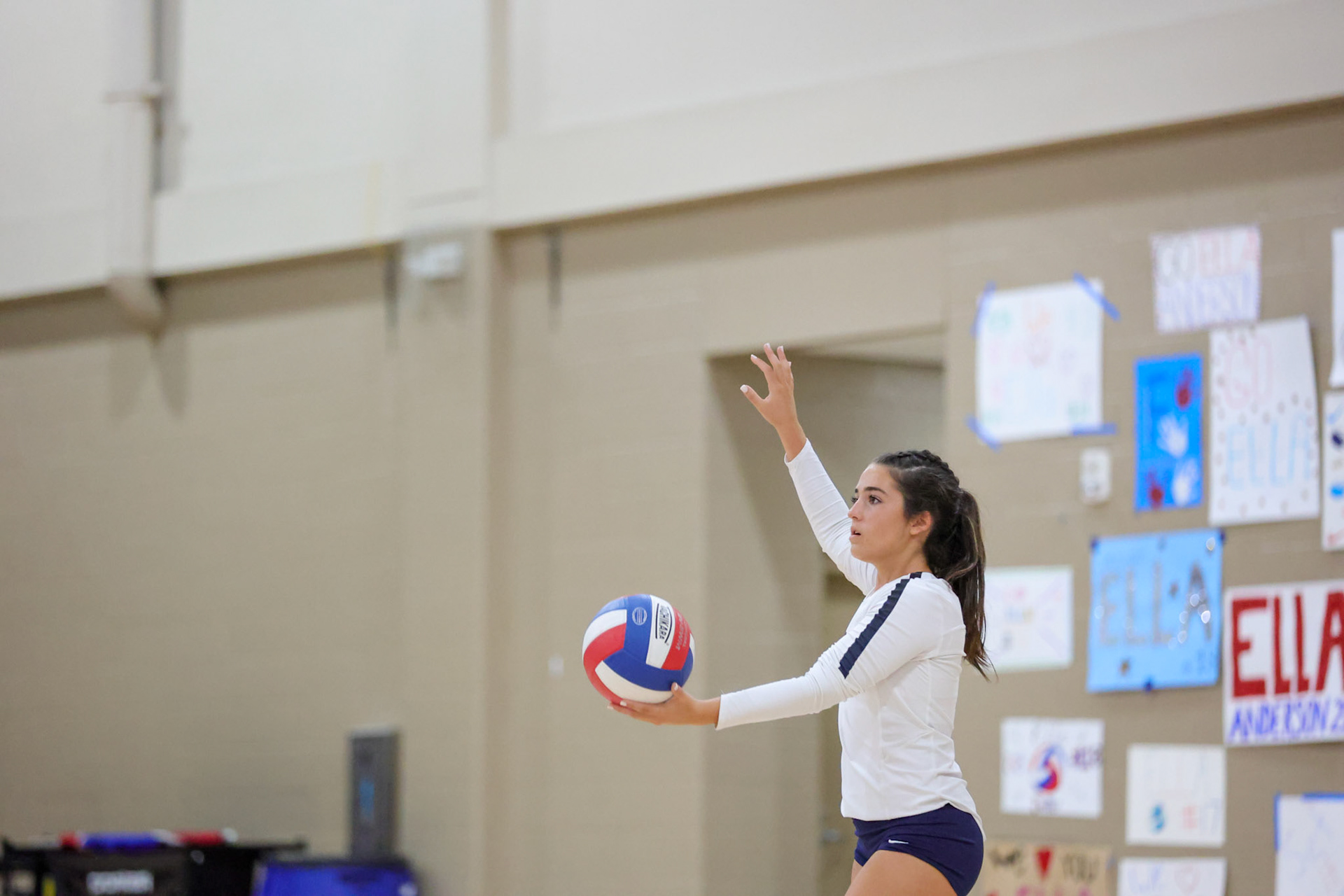 St. Benedict Volleyball vs White Station at St. Benedict at Auburndale in Memphis, TN on Thursday, September 22, 2022. (Ryan Beatty/SBA)