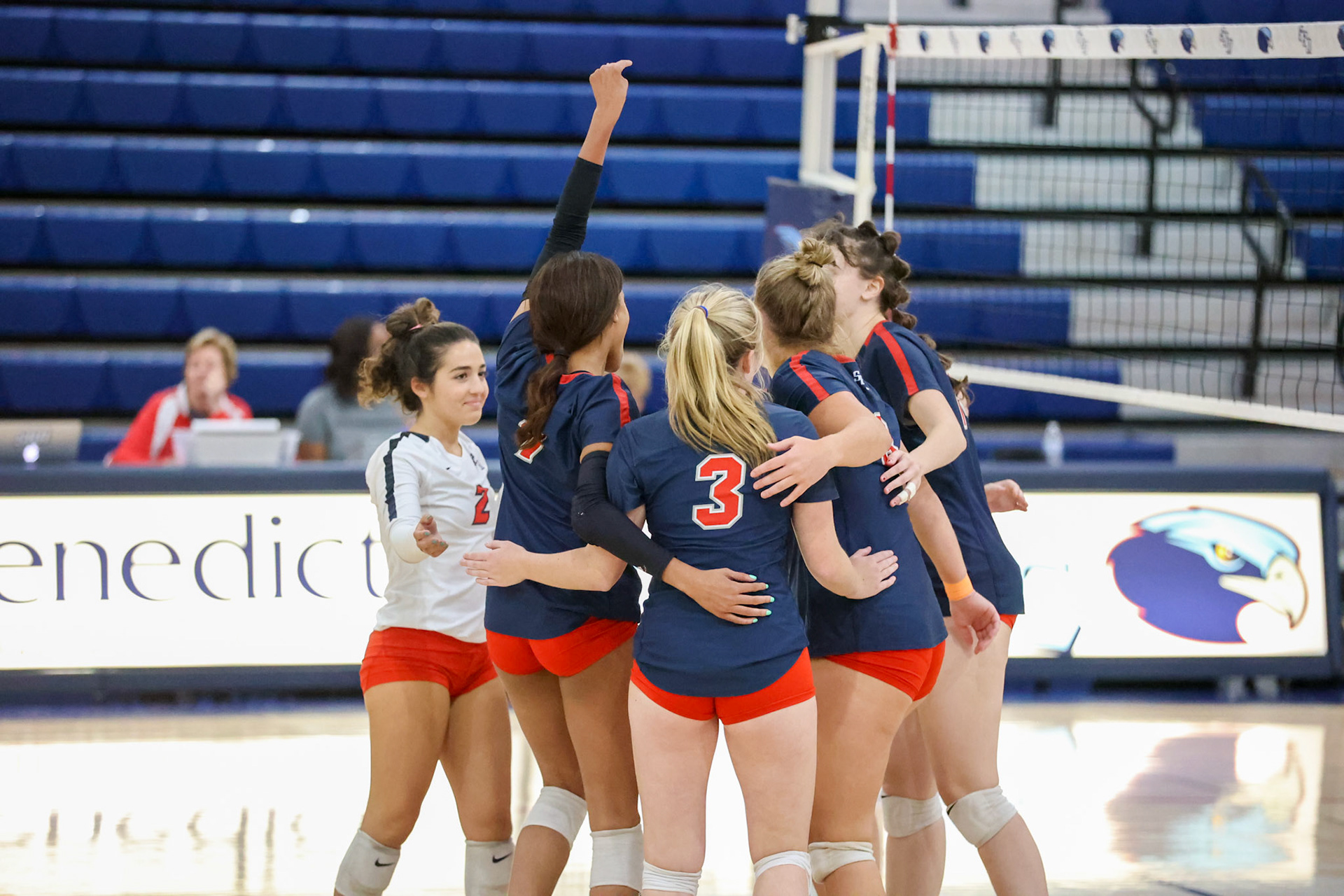 St. Benedict Volleyball vs West Memphis at St. Benedict on Monday, September 12, 2022. (Ryan Beatty/SBA)