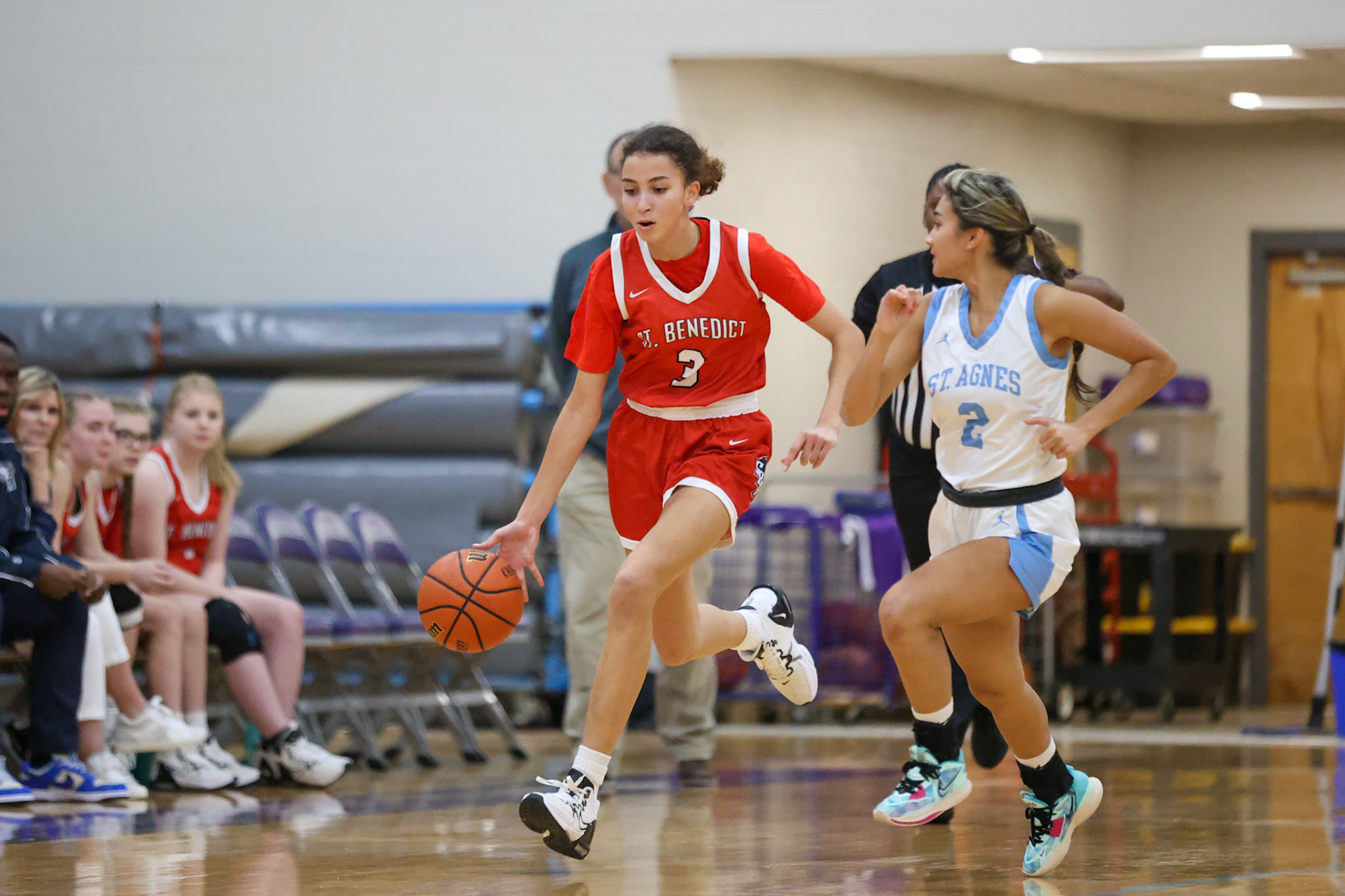 SBA Girls Basketball vs St. Agnes on Monday, January 23, 2022. (Ryan Beatty Photo)