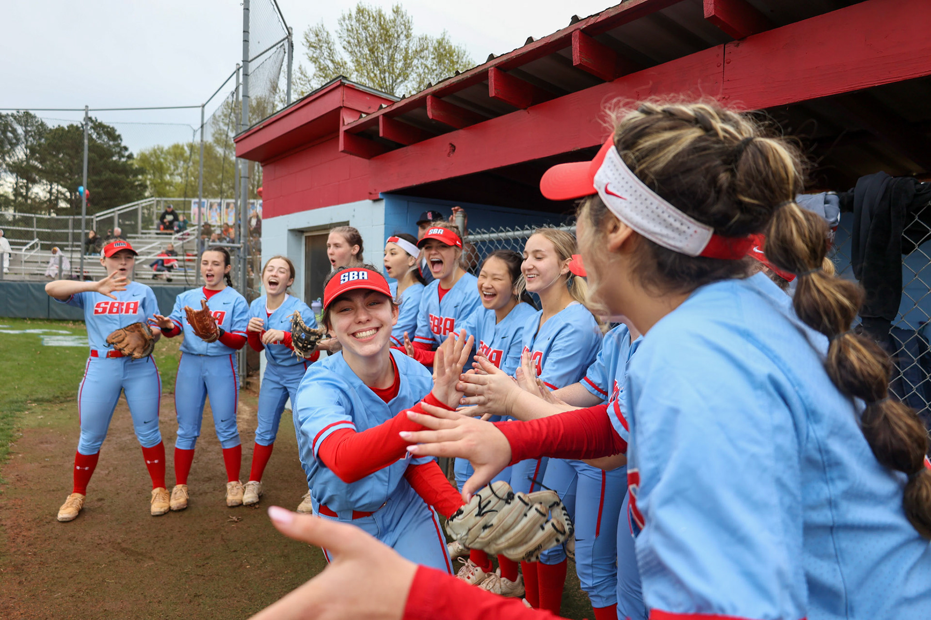 St. Benedict Softball vs Millington on Senior Night at St. Benedict at Auburndale in Memphis, TN on April 20, 2022. (Ryan Beatty/SBA)