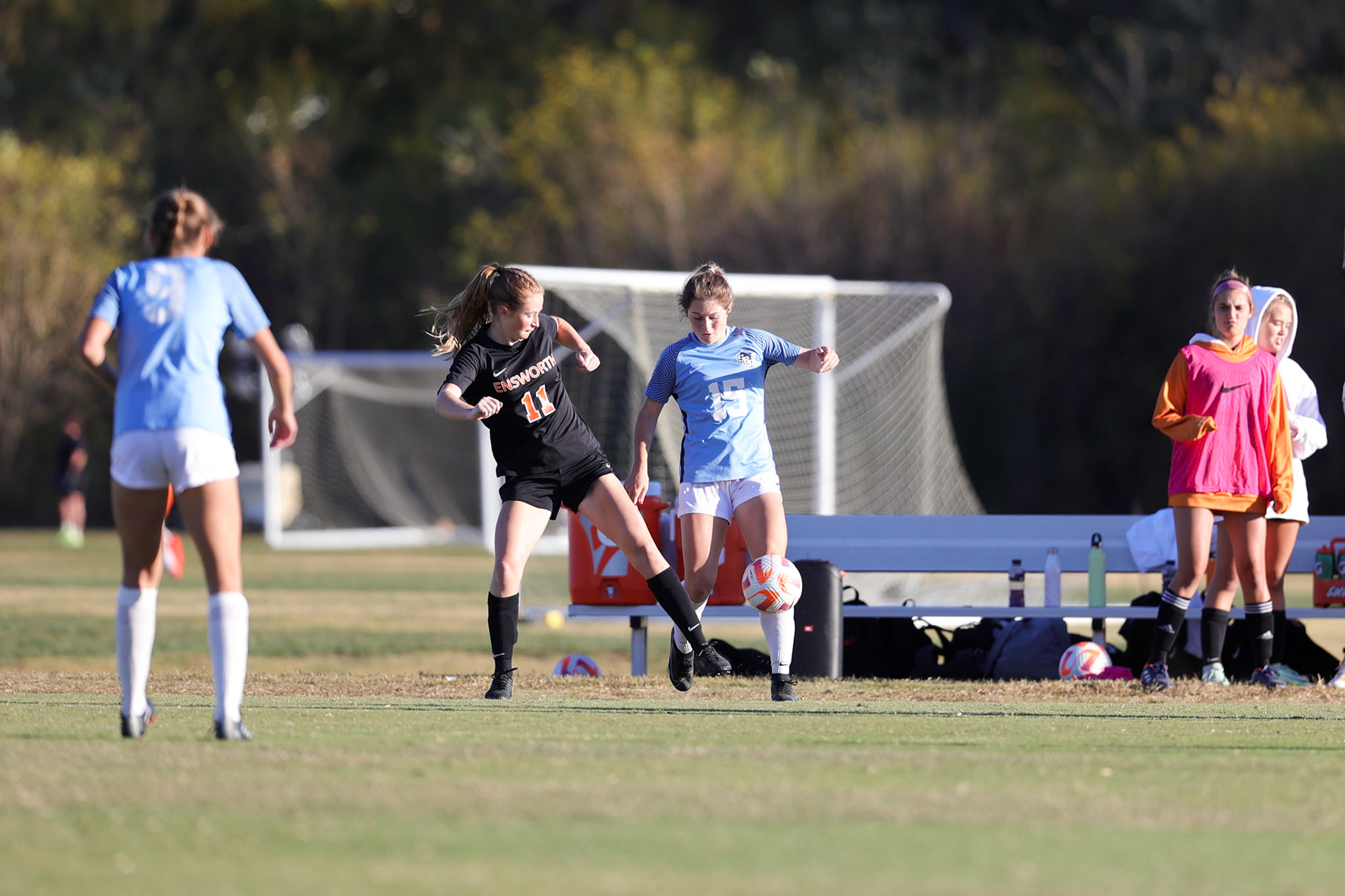 SBA Girl’s Soccer vs. Ensworth in the first round of the TSSAA State Tournament in Nashville, TN, on Oct. 17, 2022. (Ryan Beatty/SBA)