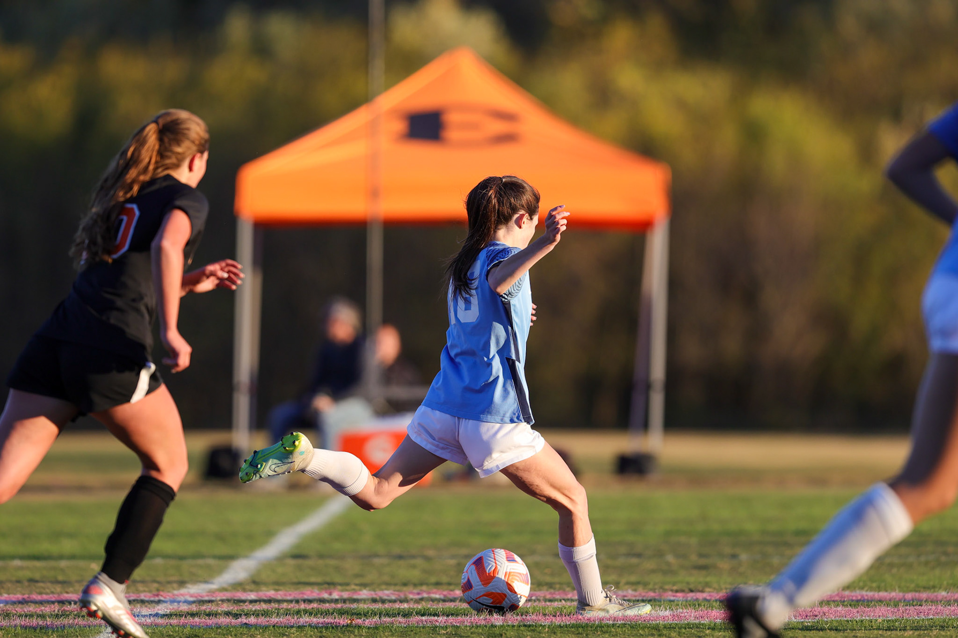 SBA Girl’s Soccer vs. Ensworth in the first round of the TSSAA State Tournament in Nashville, TN, on Oct. 17, 2022. (Ryan Beatty/SBA)