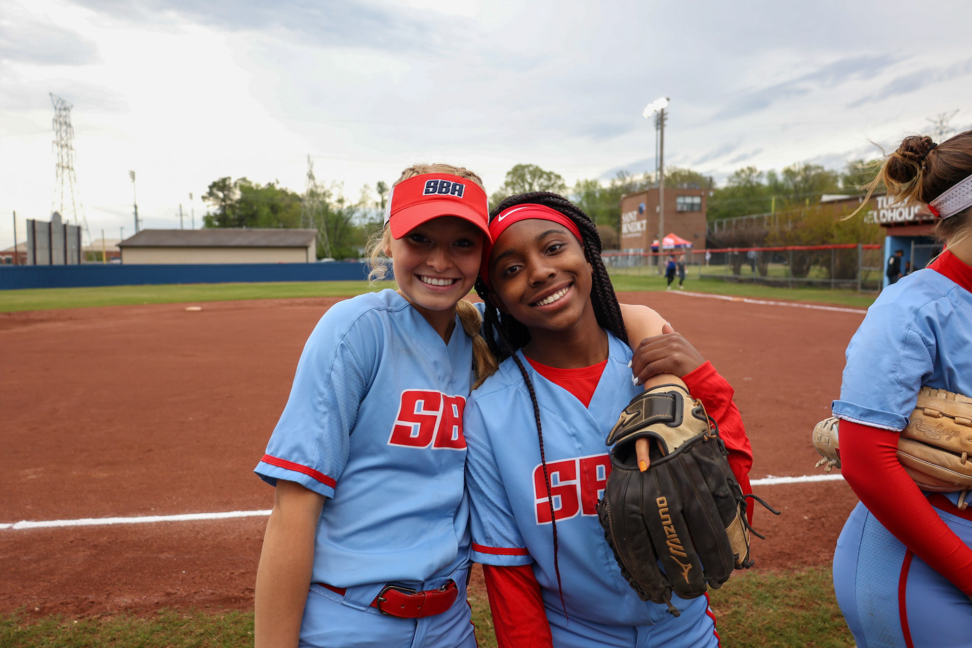 St. Benedict Softball vs Millington on Senior Night at St. Benedict at Auburndale in Memphis, TN on April 20, 2022. (Ryan Beatty/SBA)