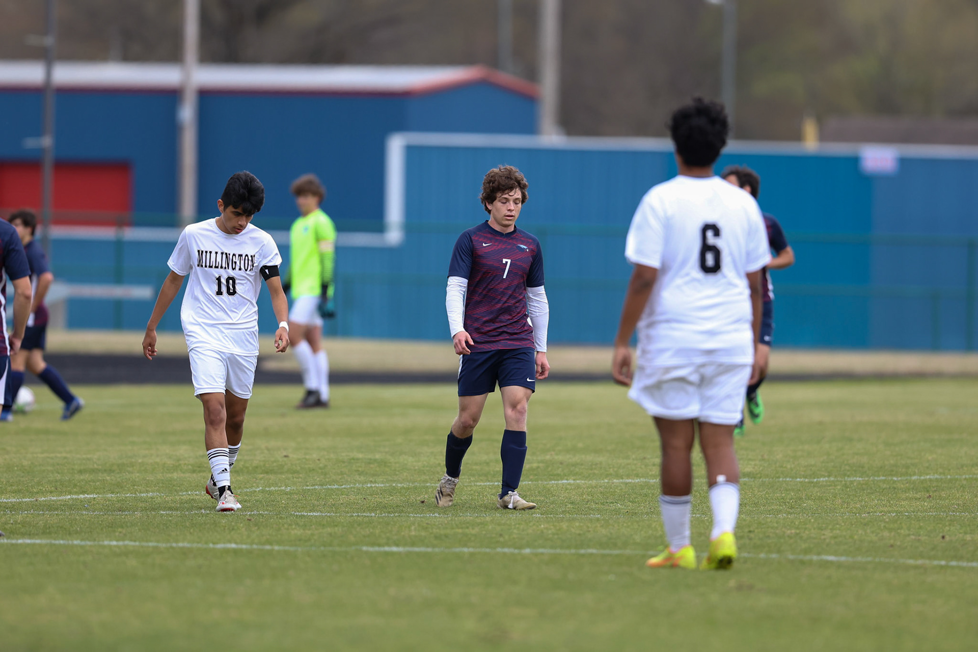 St. Benedict Soccer vs Millington on April 7, 2022 at St. Benedict At Auburndale High School in Memphis, TN. (Ryan Beatty/SBA)