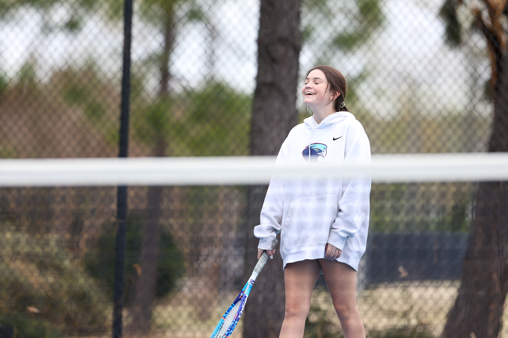 St. Benedict Tennis vs Brighton Cardinals on Wednesday April 6, 2022 at St. Benedict At Auburndale High School in Memphis, TN. (Ryan Beatty/SBA)