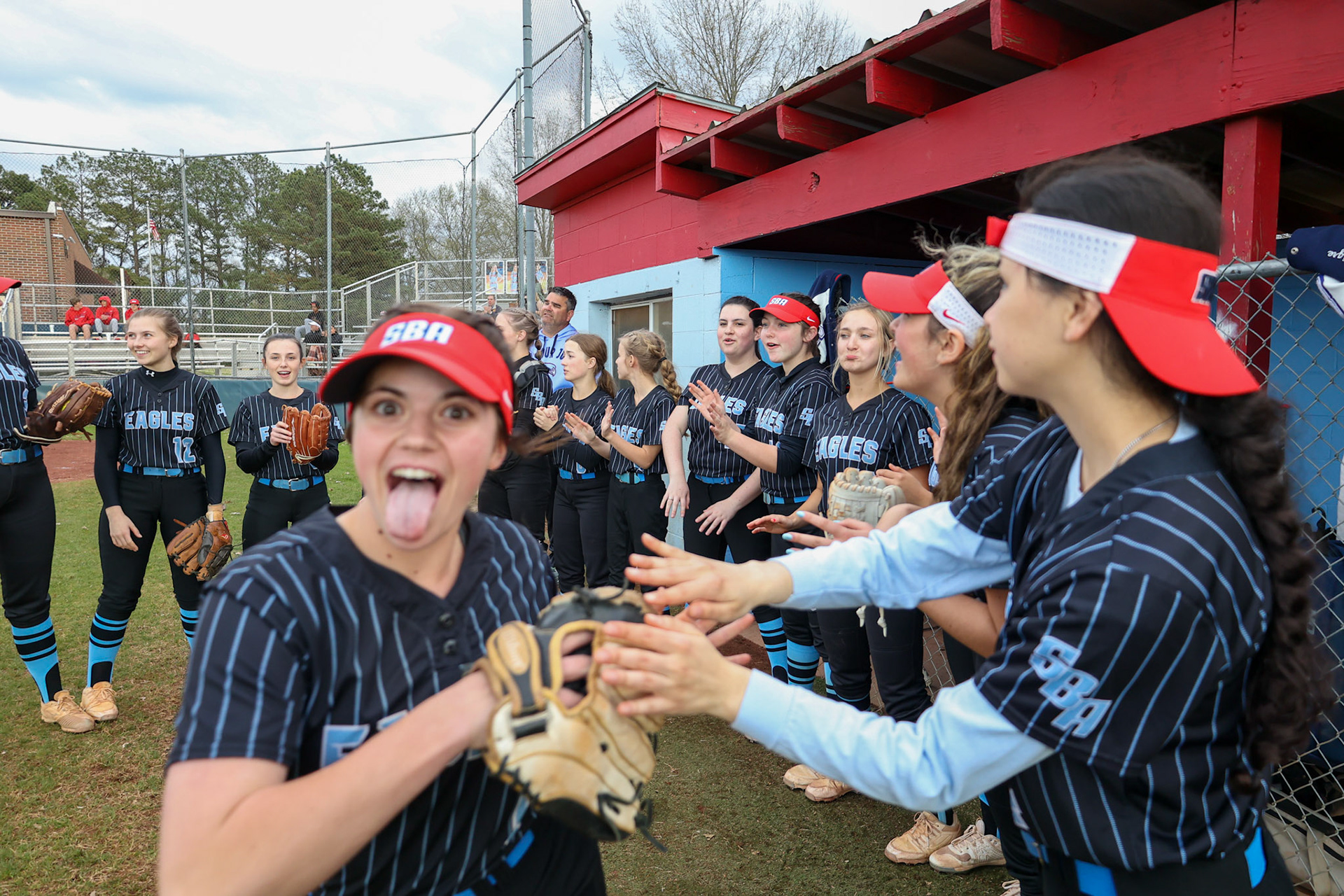 St. Benedict Softball vs St. Agnes Academy on Wednesday April 6, 2022 at St. Benedict At Auburndale High School in Memphis, TN. (Ryan Beatty/SBA)