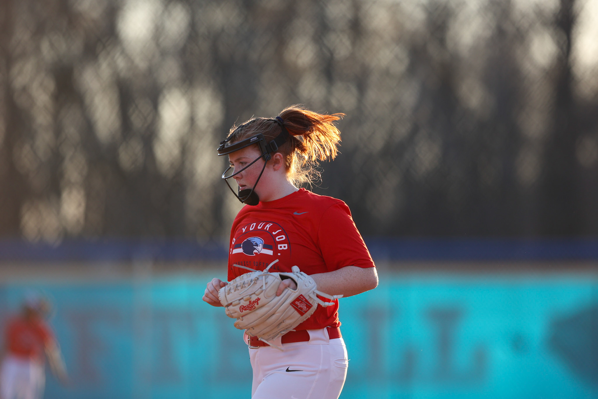 St. Benedict Softball vs Bartlett High School on March 3, 2022 at W.J. Freeman Park in Memphis, TN (Ryan Beatty/SBA)
