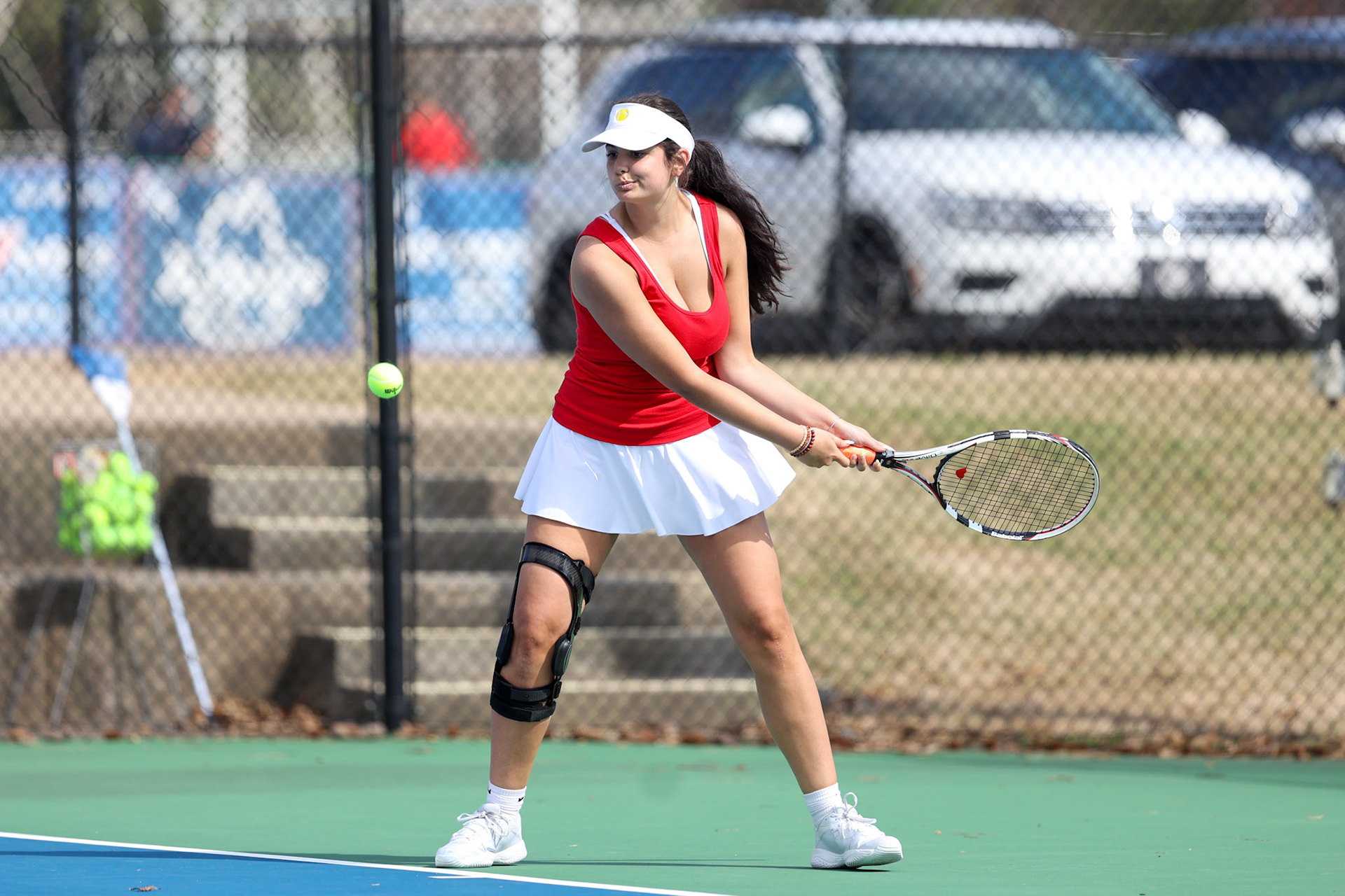 St. Benedict Tennis vs St. Mary’s on April 5, 2022 at St. Benedict at Auburndale High School in Memphis, TN. (Ryan Beatty/SBA)