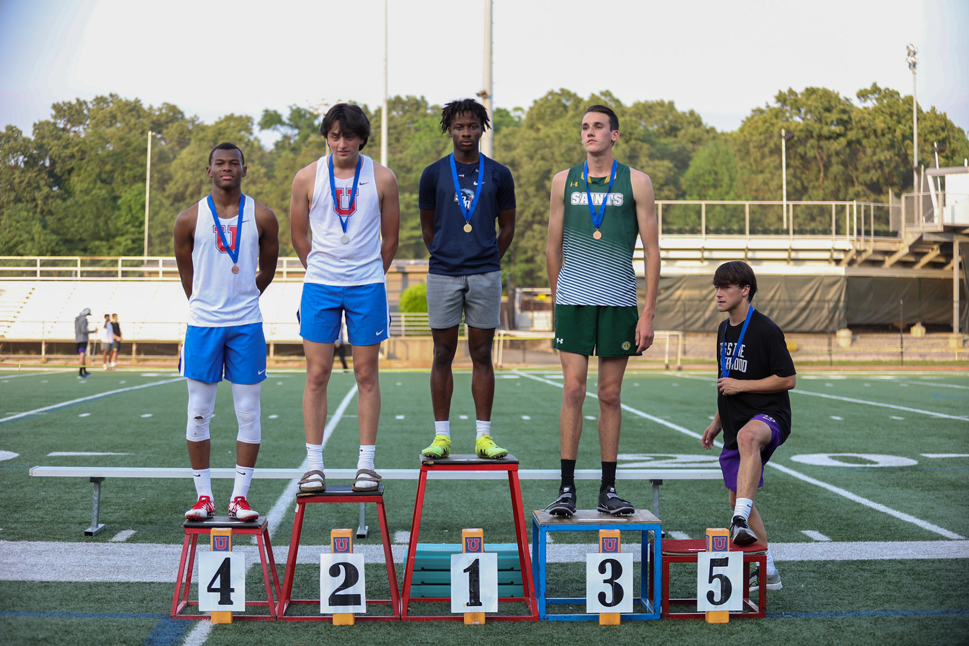 St. Benedict Track at MUS Region Meet on May 11, 2022. (Ryan Beatty/SBA)
