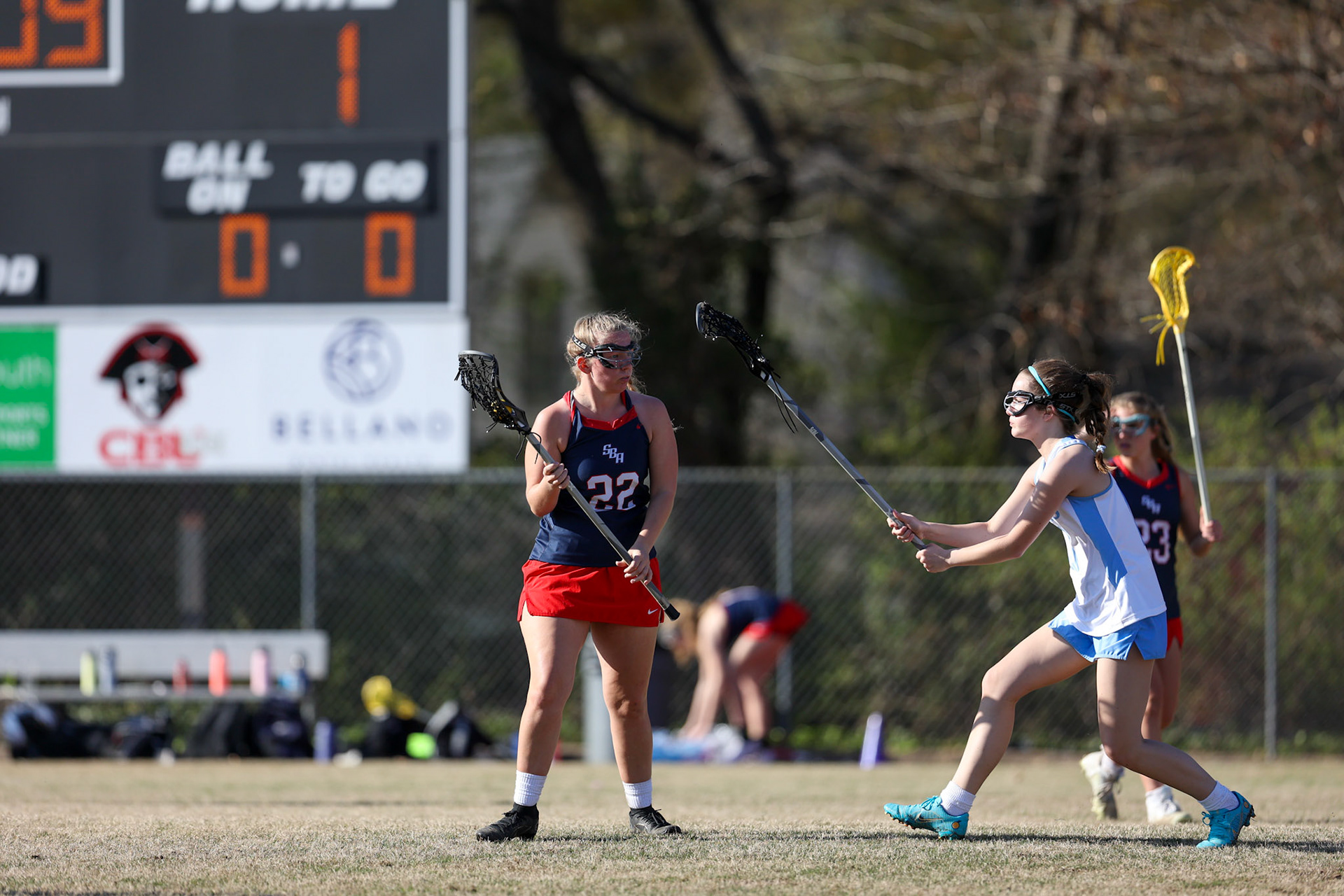 St. Benedict Girls Lacrosse vs St. Agnes on April 5, 2022 at St. Agnes Academy in Memphis, TN. (Ryan Beatty/SBA)