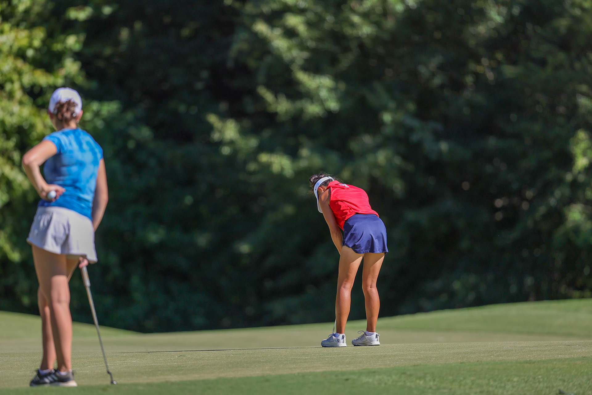 St. Benedict Girls Golf at Windyke on August 31, 2022. (Ryan Beatty/SBA)