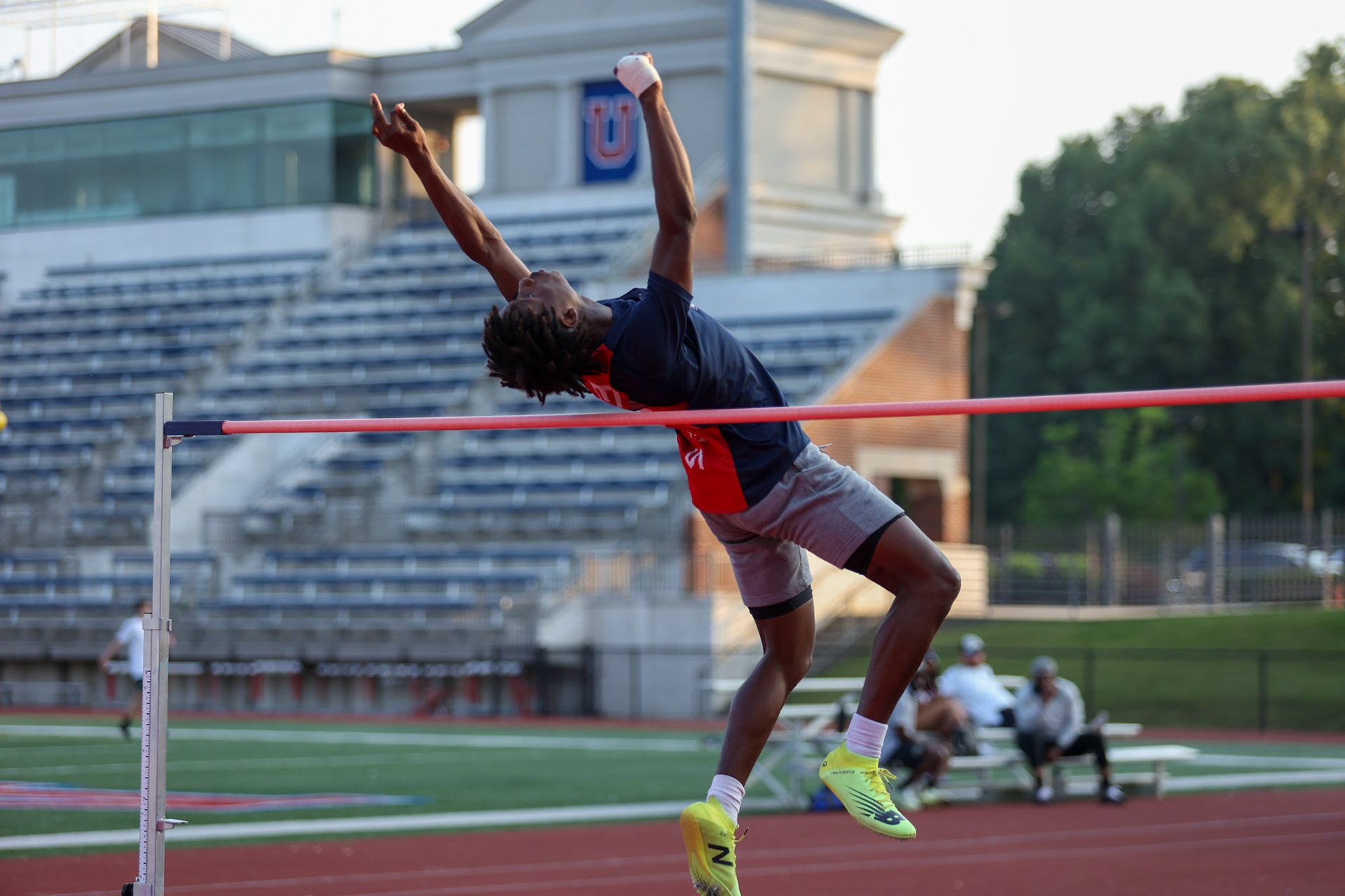 St. Benedict Track at MUS Region Meet on May 11, 2022. (Ryan Beatty/SBA)