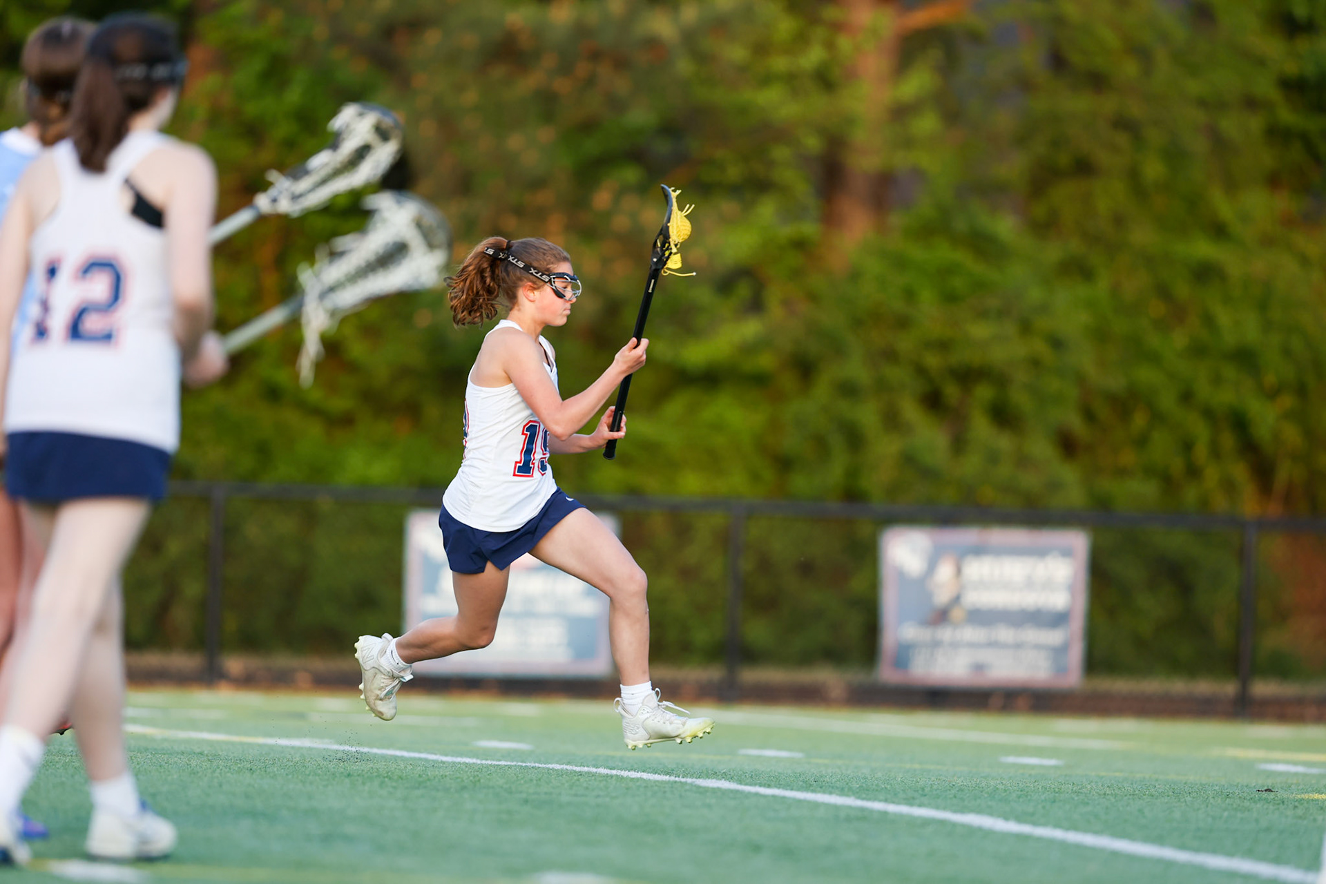 St. Benedict Girls Lacrosse vs St. Agnes on Senior Night at St. Benedict at Auburndale in Memphis, TN on April 19, 2022. (Ryan Beatty/SBA)