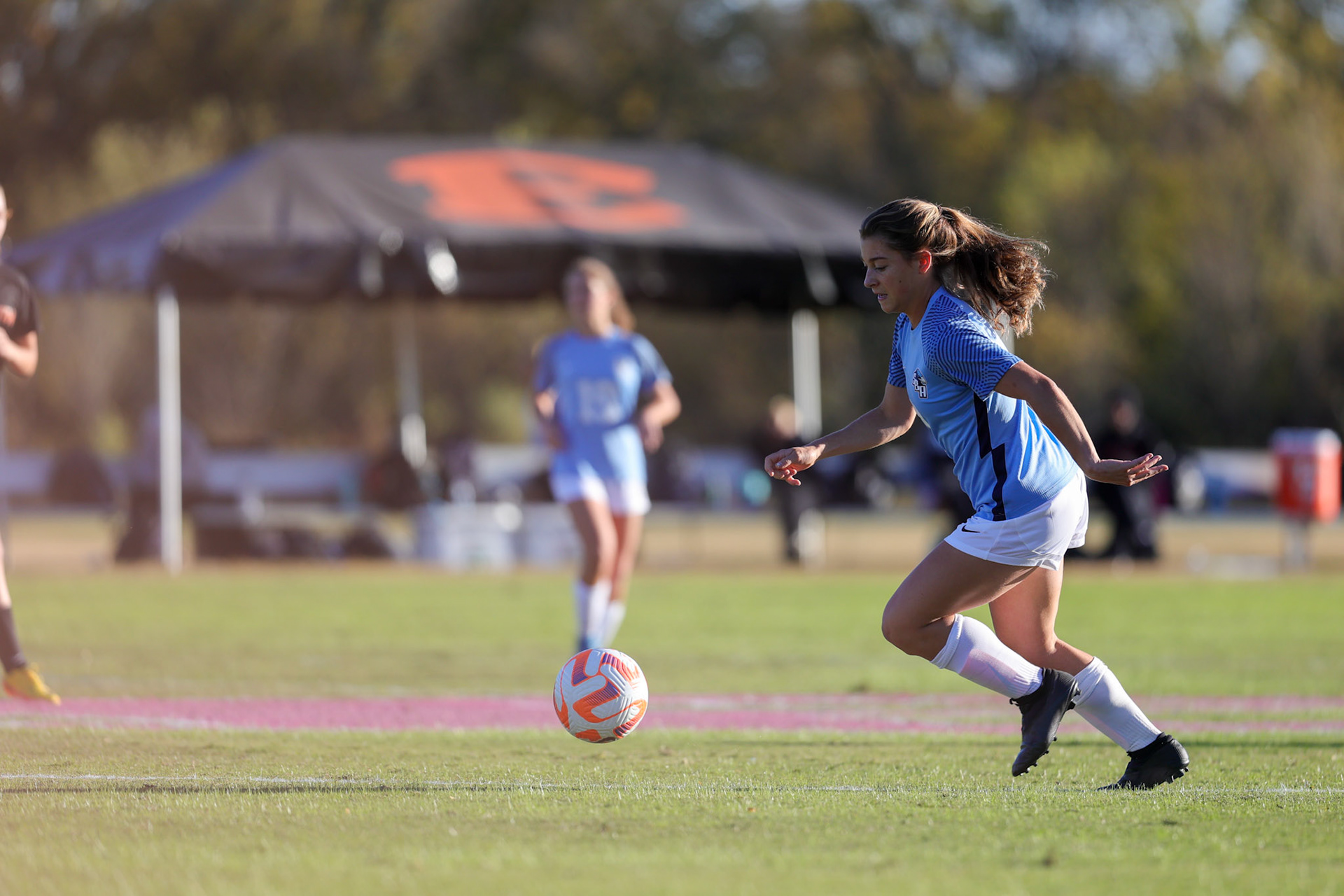 SBA Girl’s Soccer vs. Ensworth in the first round of the TSSAA State Tournament in Nashville, TN, on Oct. 17, 2022. (Ryan Beatty/SBA)