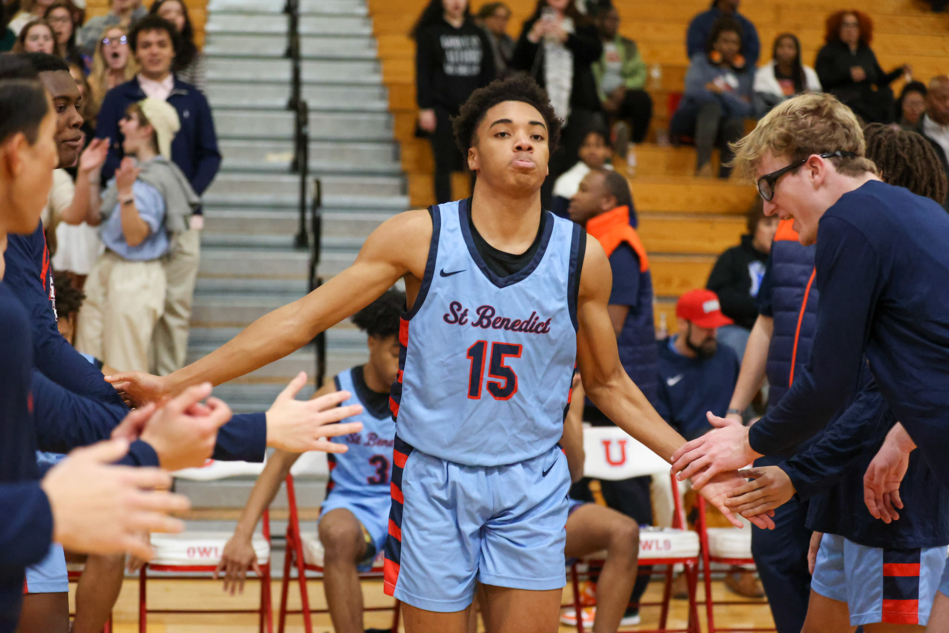 SBA Boys Basketball at MUS. (Ryan Beatty Photo)