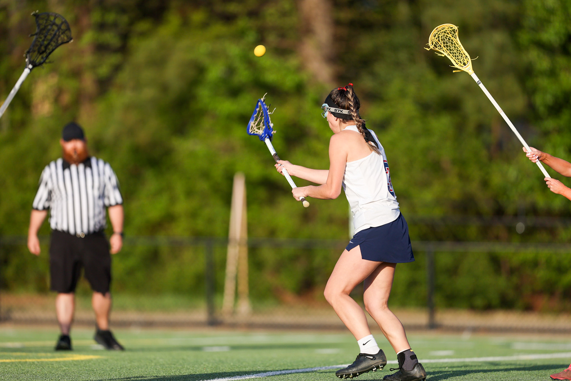 St. Benedict Girls Lacrosse vs St. Agnes on Senior Night at St. Benedict at Auburndale in Memphis, TN on April 19, 2022. (Ryan Beatty/SBA)
