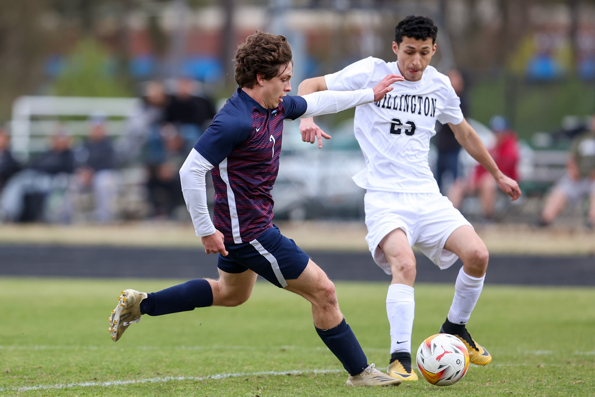 St. Benedict Soccer vs Millington on April 7, 2022 at St. Benedict At Auburndale High School in Memphis, TN. (Ryan Beatty/SBA)