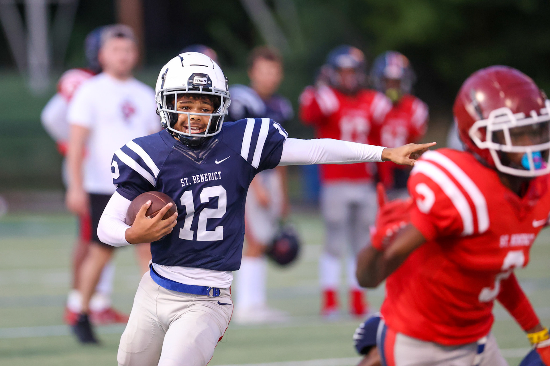 SBA Football Scrimmage on Friday, August 5, 2022 at St. Benedict at Auburndale in Memphis, TN. (Ryan Beatty/SBA)